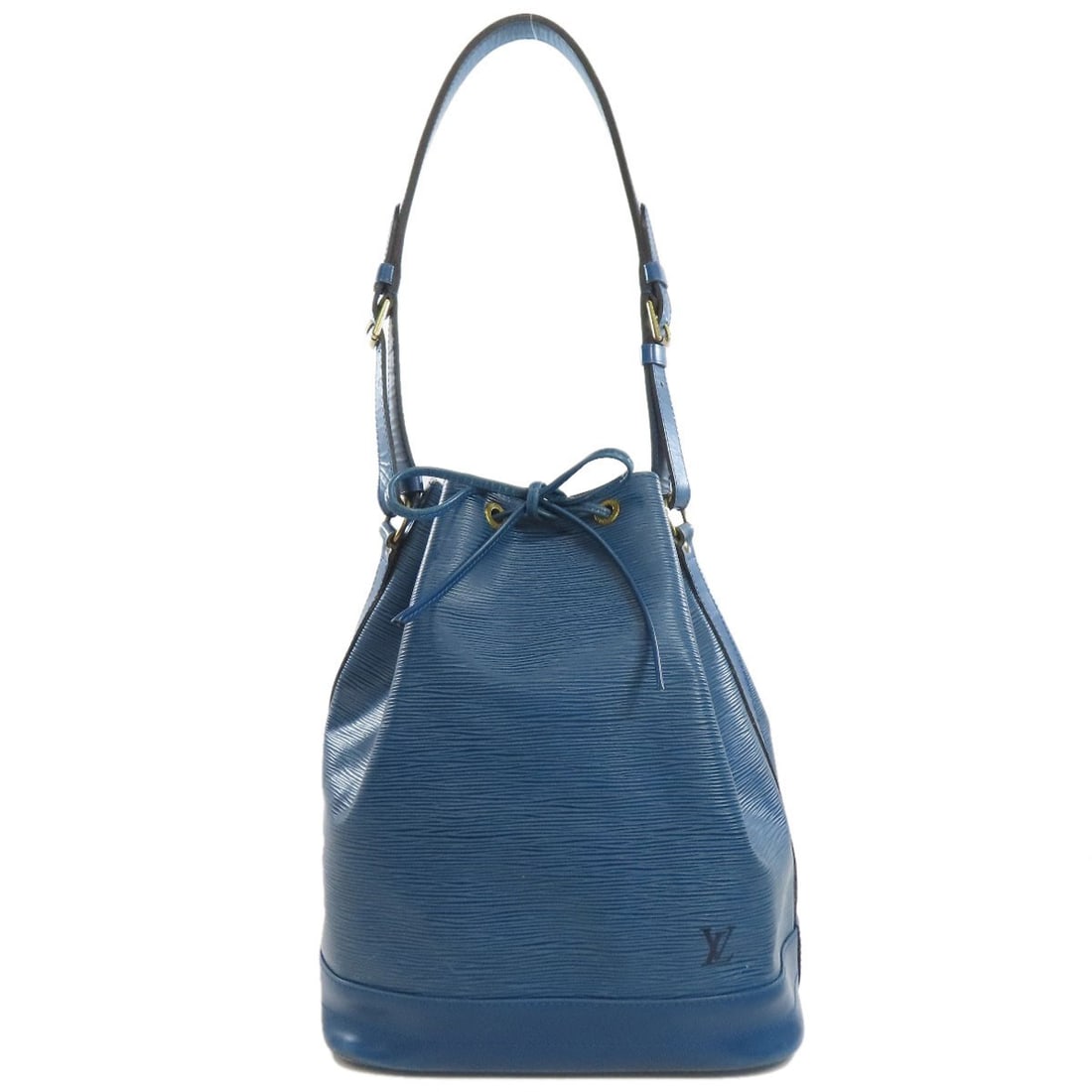 M44005 Leather Epi Noe Bag Shoulder Louis Vuitton: M44005 Leather Epi Noe Bag Shoulder Louis Vuitton Toledo Blue Epi Leather Shoulder Bag from LOUIS VUITTON. This iconic bag features exterior material made of Epi leather and boasts a classic shoulder 