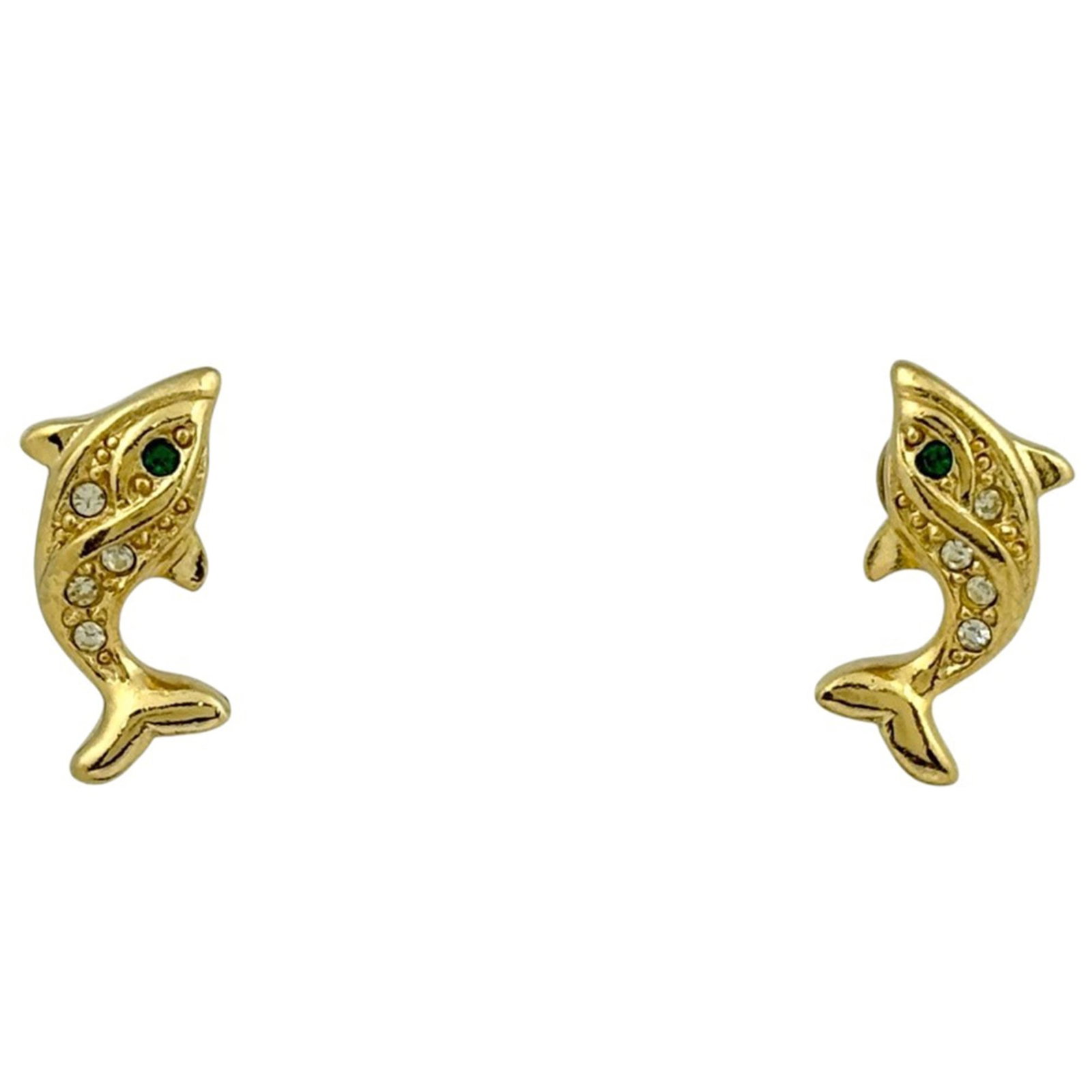 Christian Dior Stud Earrings Gold Plating: Christian Dior Stud Earrings Gold Plating Stud earrings featuring gold plating from Christian Dior. The 18mm x 10mm design boasts a subtle shine, adding a touch of elegance to any outfit. With traces 