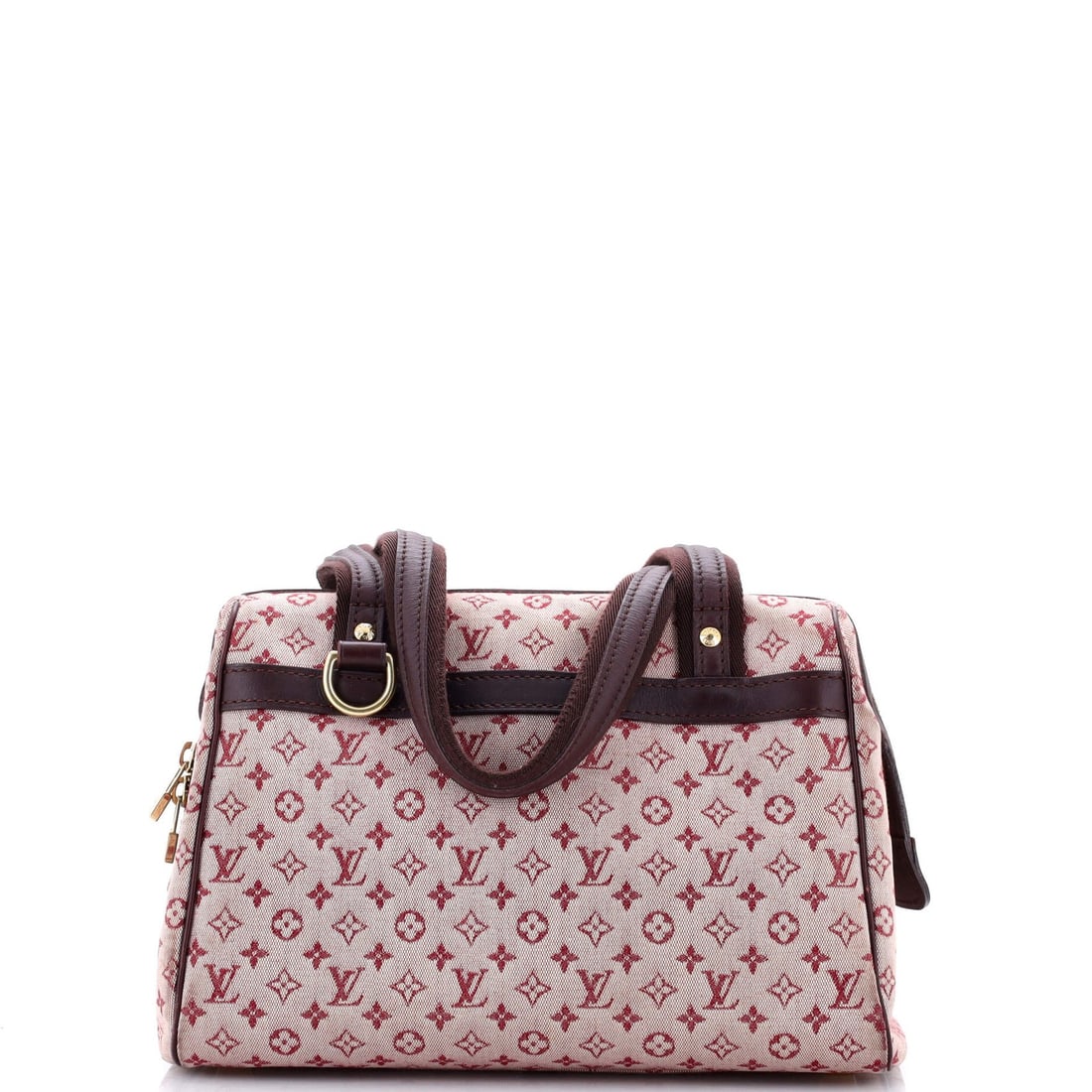 Josephine Mini Lin Vuitton Louis: Josephine Mini Lin Vuitton Louis The Josephine Mini Lin Vuitton Louis is a stylish and compact shoulder bag with a bold red exterior. Measuring 8" tall and 10.5" wide, this mini handbag features a gol
