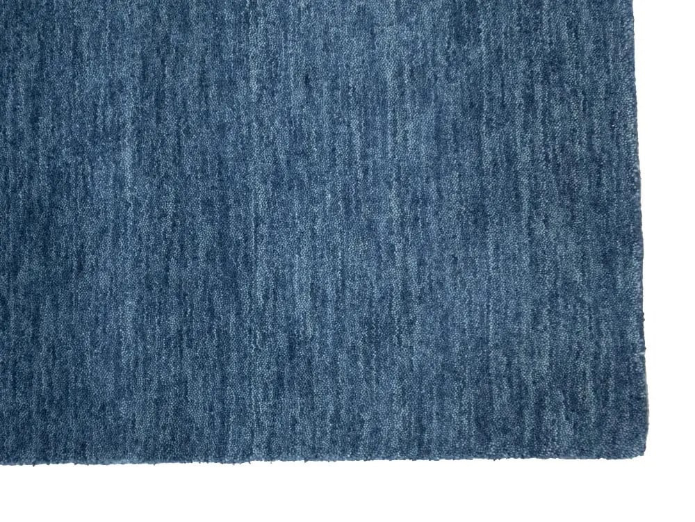 Handloomed solid wool rug oriental carpet - 10
