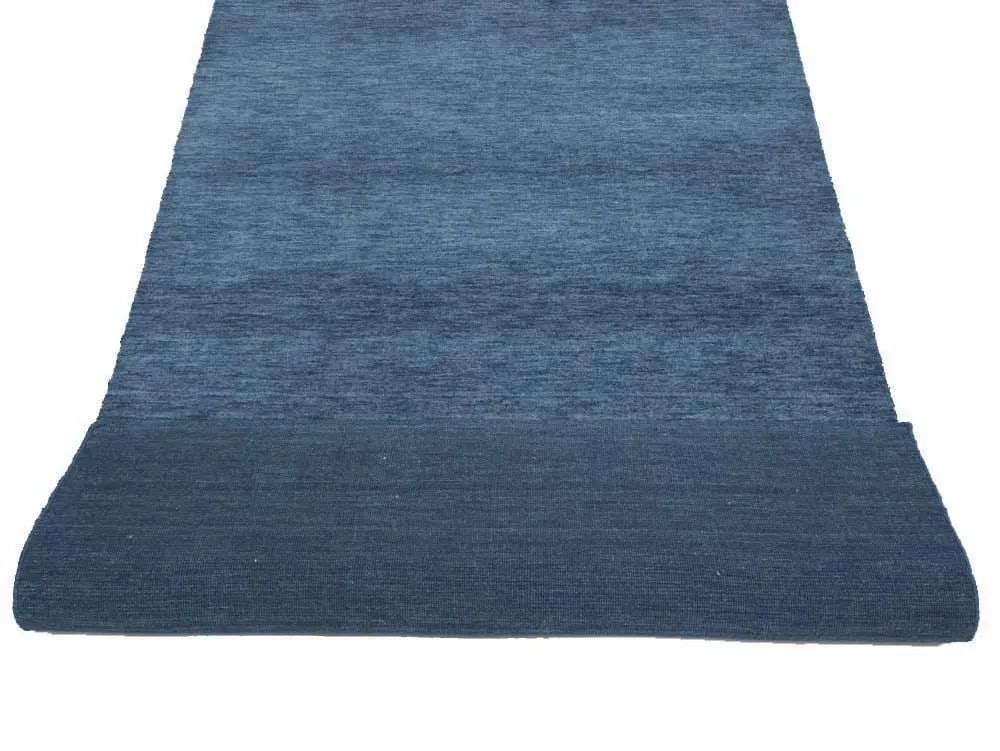 Handloomed solid wool rug oriental carpet - 13