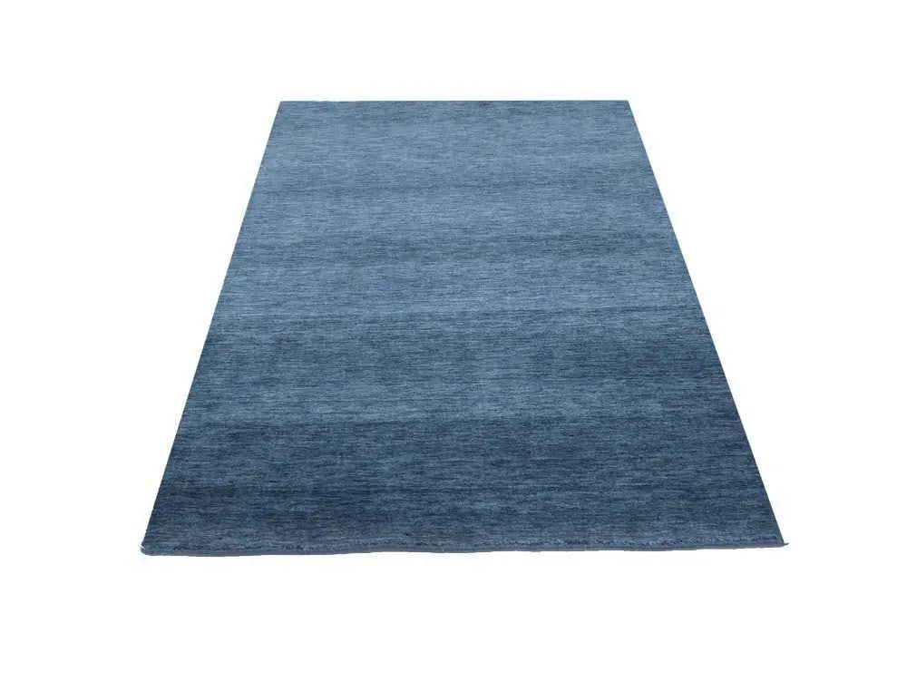 Handloomed solid wool rug oriental carpet - 5