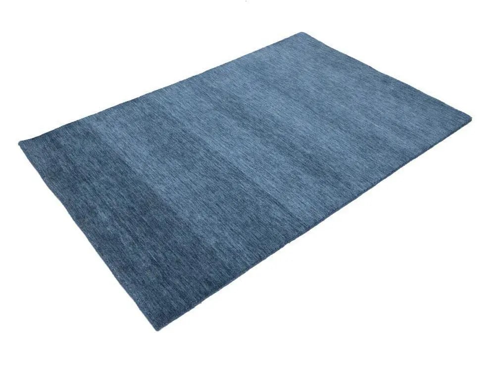 Handloomed solid wool rug oriental carpet - 6