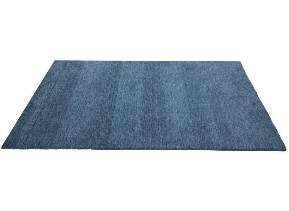 Handloomed solid wool rug oriental carpet - 8