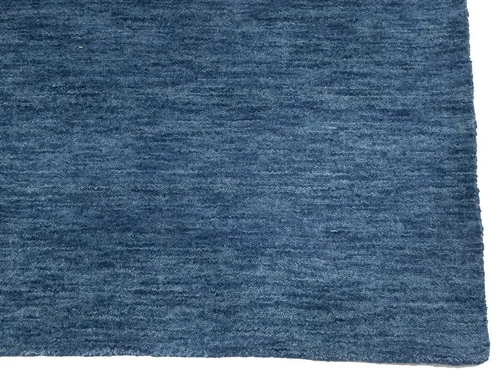 Handloomed solid wool rug oriental carpet - 9