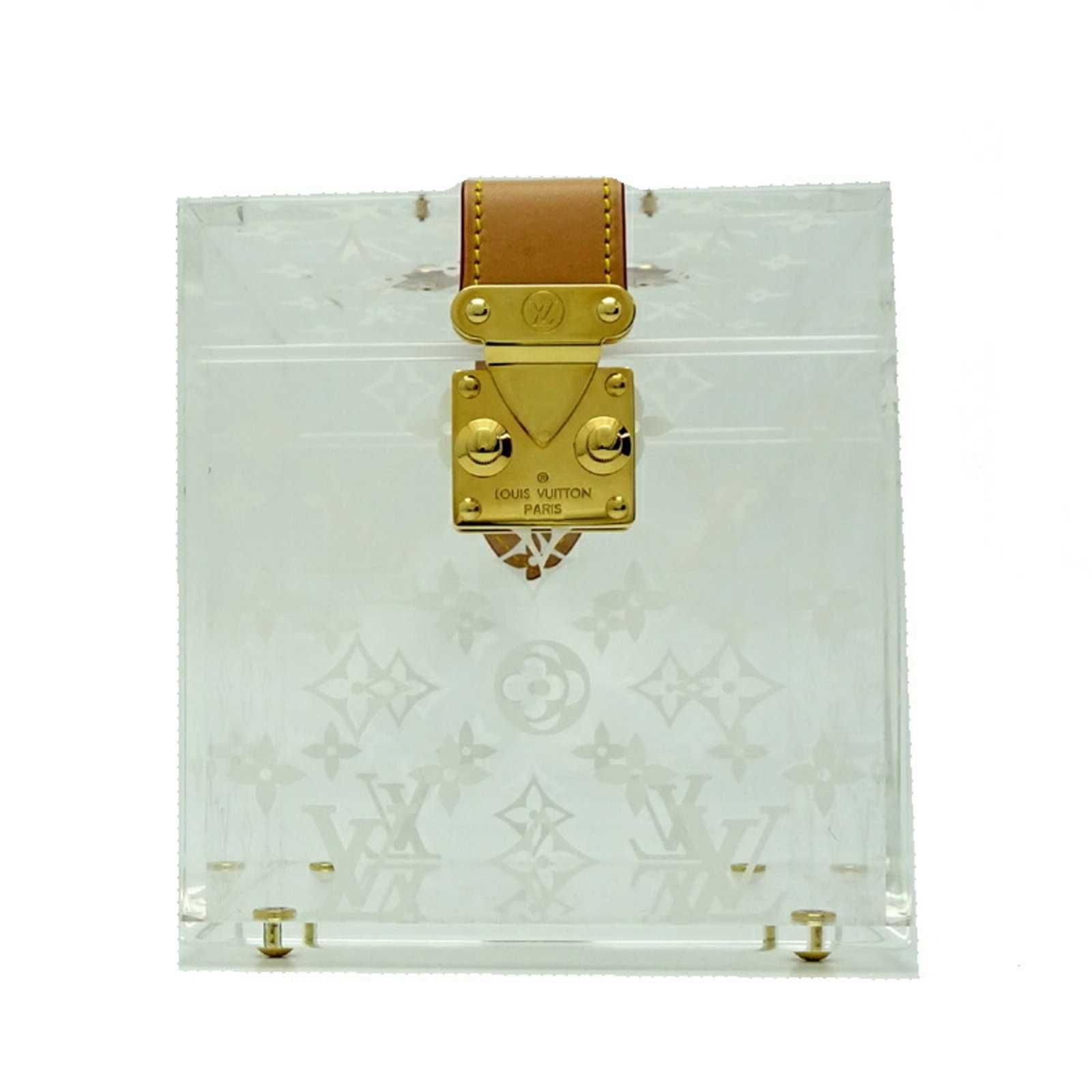 Louis Vuitton Others Leather: Louis Vuitton Others Leather Used Louis Vuitton Others Leather in clear color with a few traces of usage, some scratches and dirt visible. The leather shows signs of wear but remains in very good cond