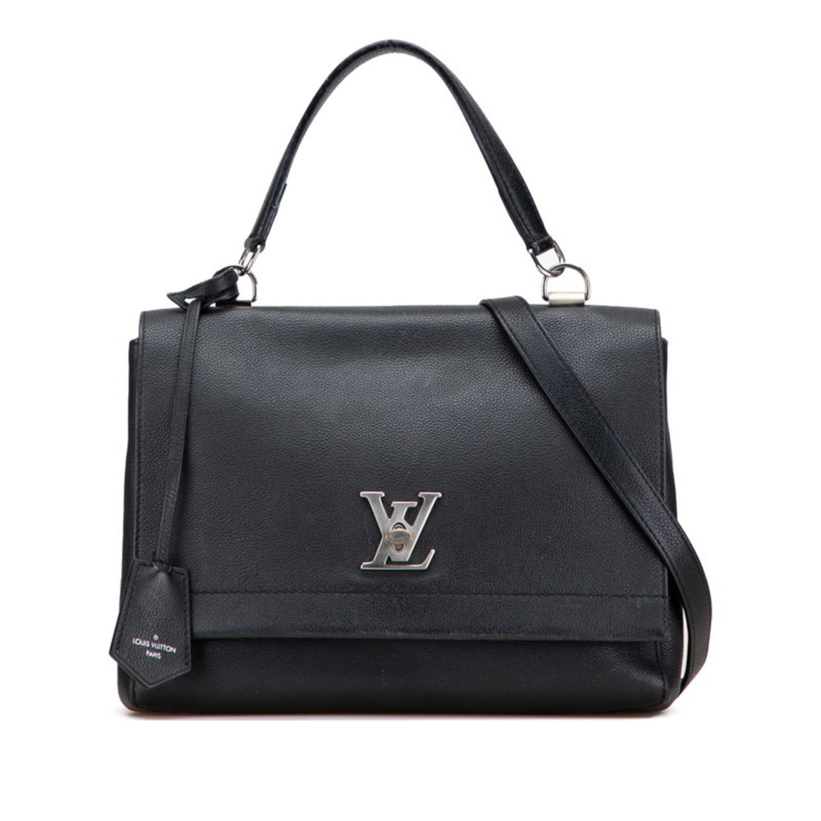 Louis Vuitton Handbag Shoulder Bag Leather: Louis Vuitton Handbag Shoulder Bag Leather The Louis Vuitton Handbag Shoulder Bag Leather is a timeless and sophisticated accessory featuring high-quality calf leather in black. With its classic
