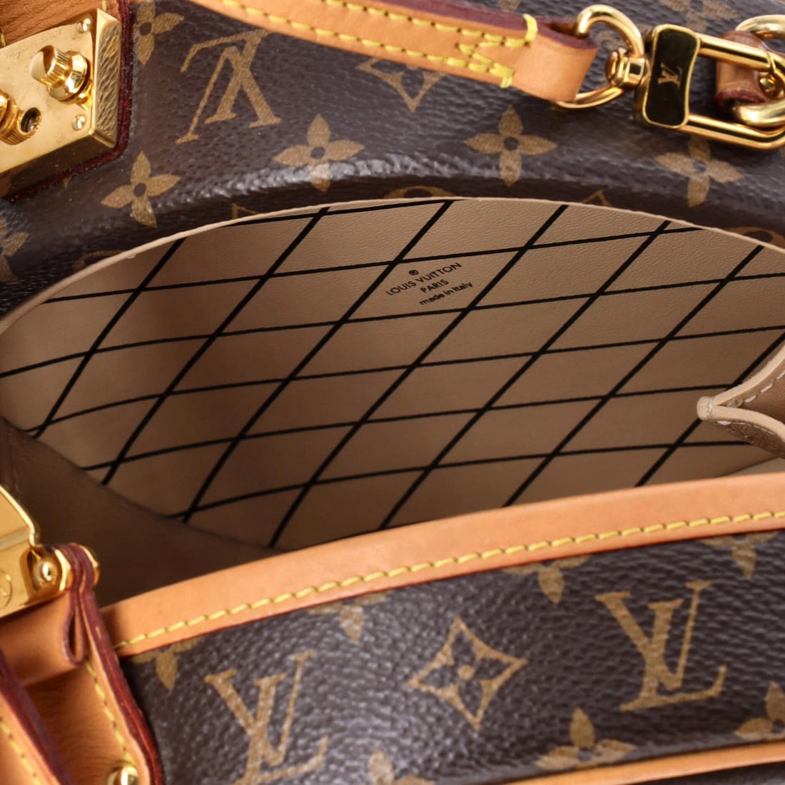 Monogram Canvas Small Monogramted Bag - 5