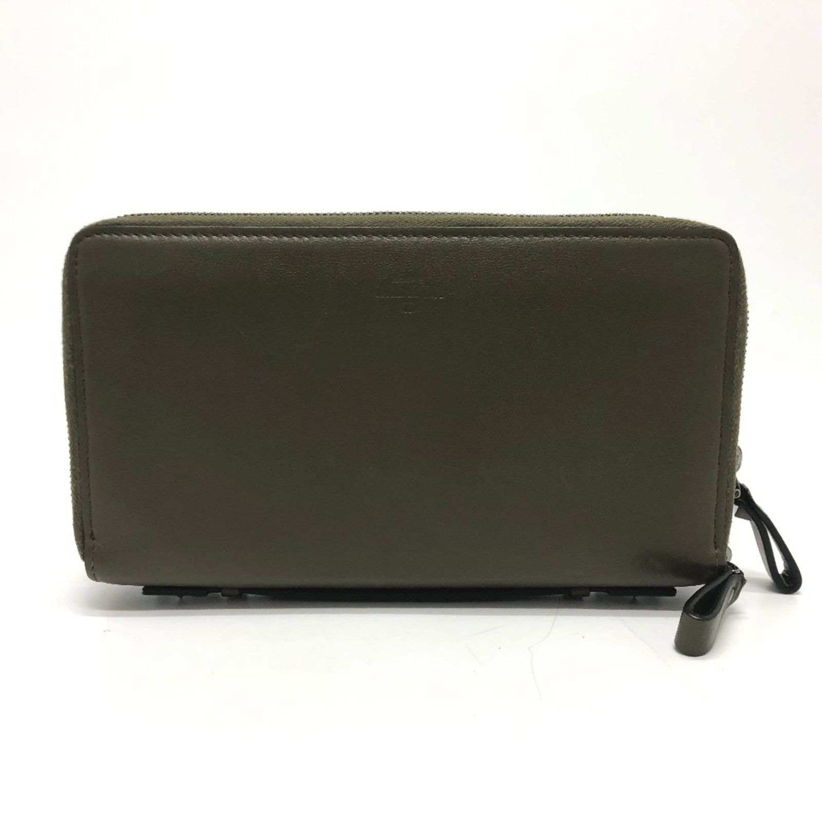Valentino Garavani Long Wallet (Bi-Fold) Leather: Valentino Garavani Long Wallet (Bi-Fold) Leather The Valentino Garavani Long Wallet (Bi-Fold) Leather features a classic design with a khaki color and durable leather material. Measuring 12.5cm x 22.5