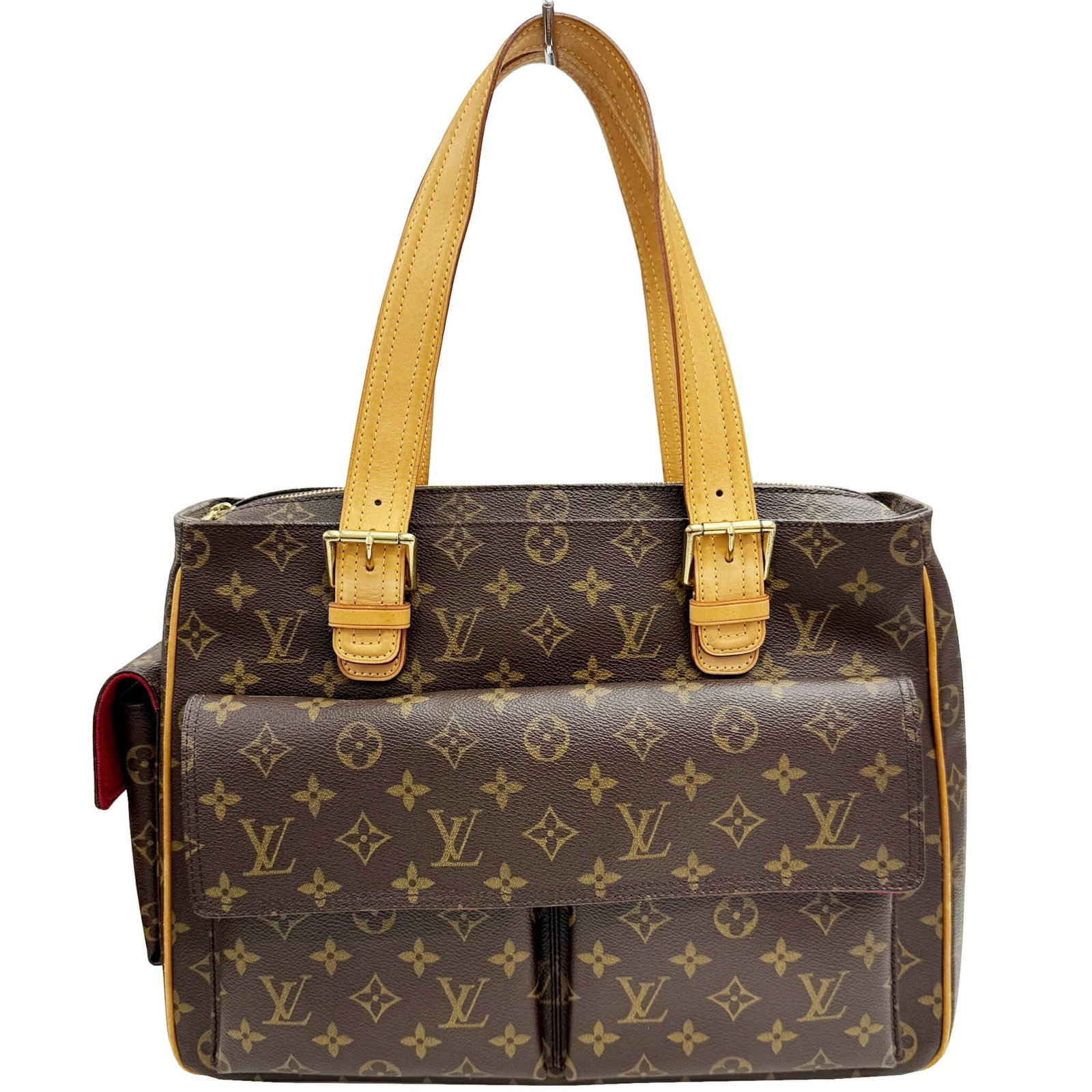 Louis Vuitton Shoulder Bag Monogram: Louis Vuitton Shoulder Bag Monogram Brown Monogram Louis Vuitton Shoulder Bag with Traces of Usage. This pre-owned shoulder bag features the iconic monogram pattern and has a size of 26cm x 36cm x