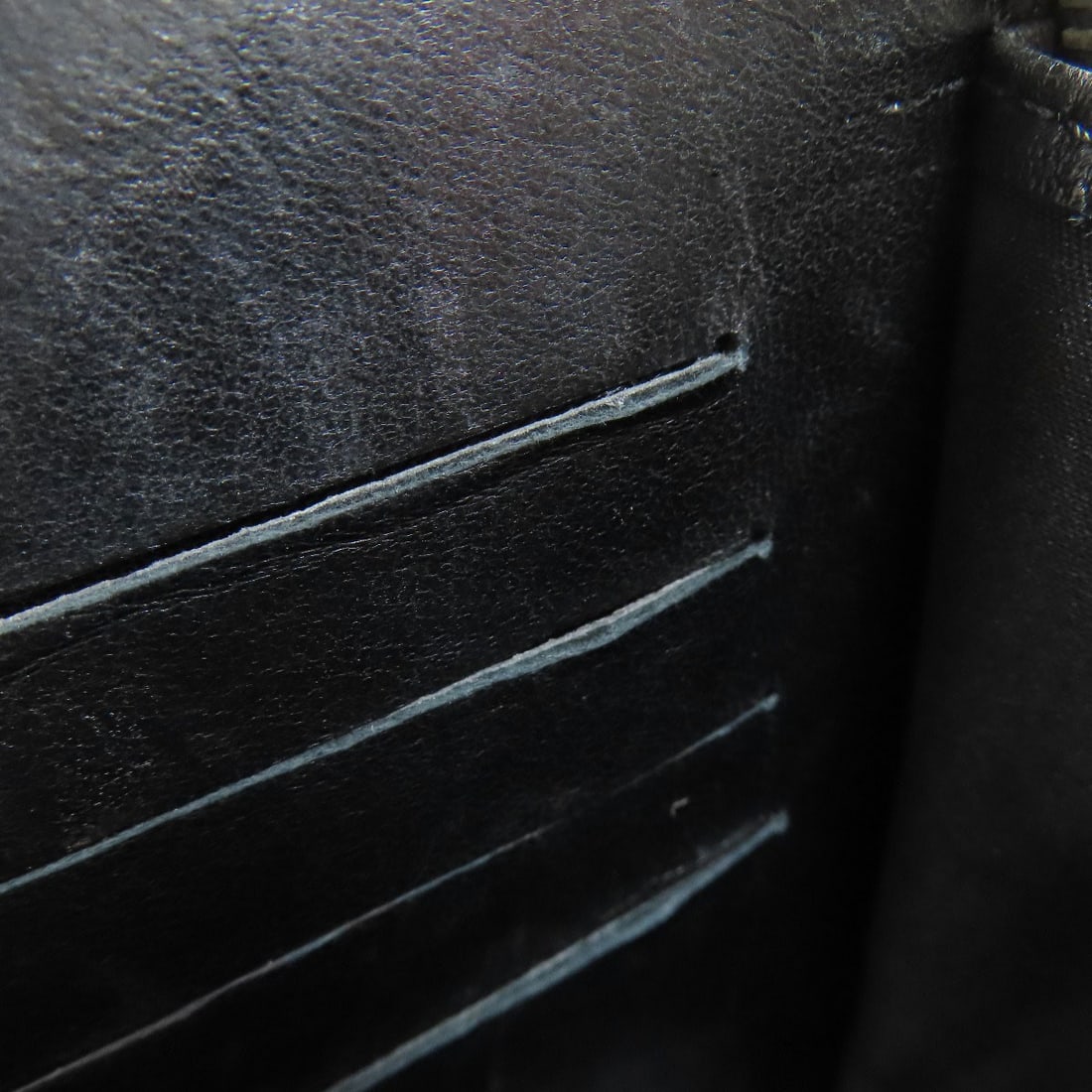 Chainshoulder silver lambskin bag - 11