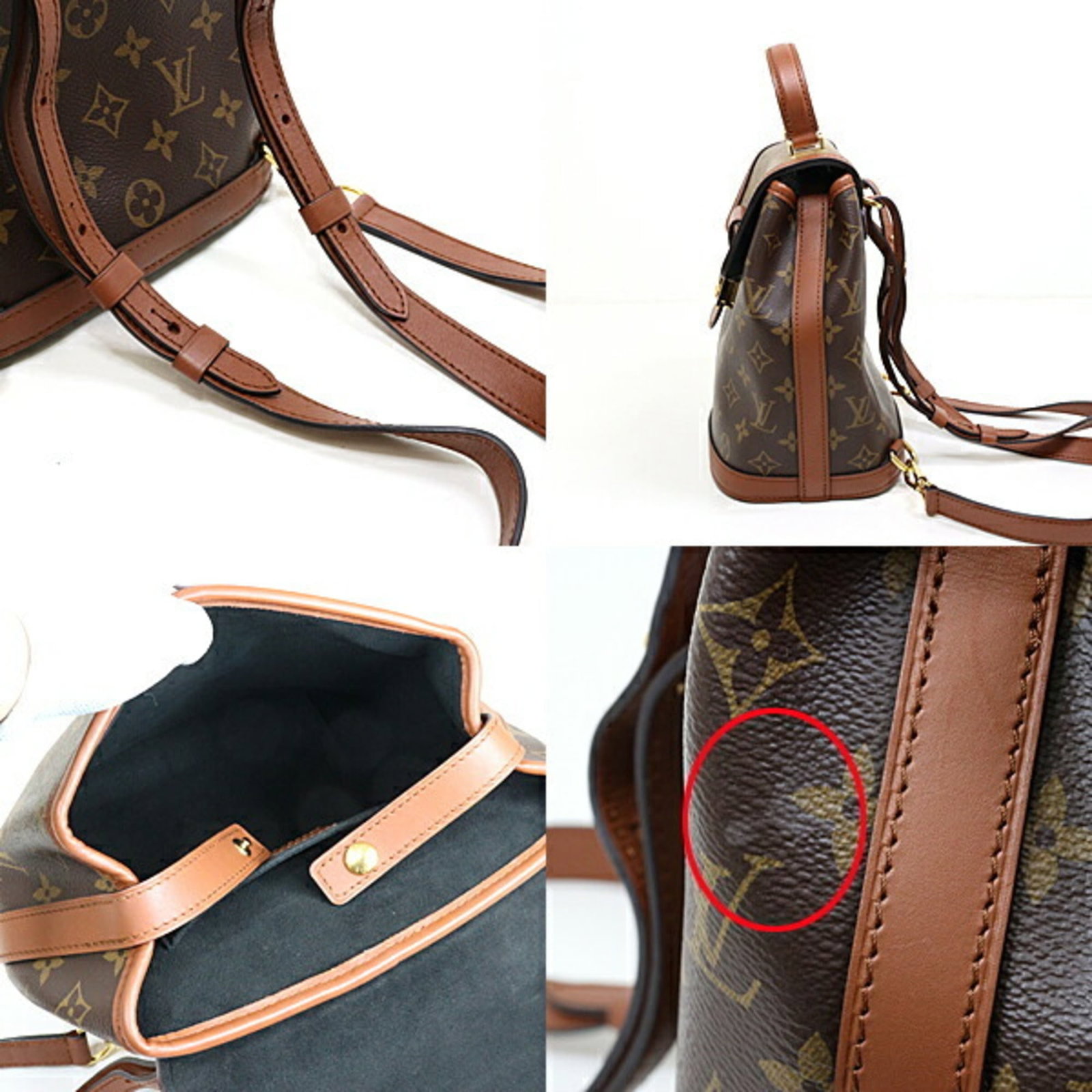Louis Vuitton Backpack Monogram Reverse Monogram - 3