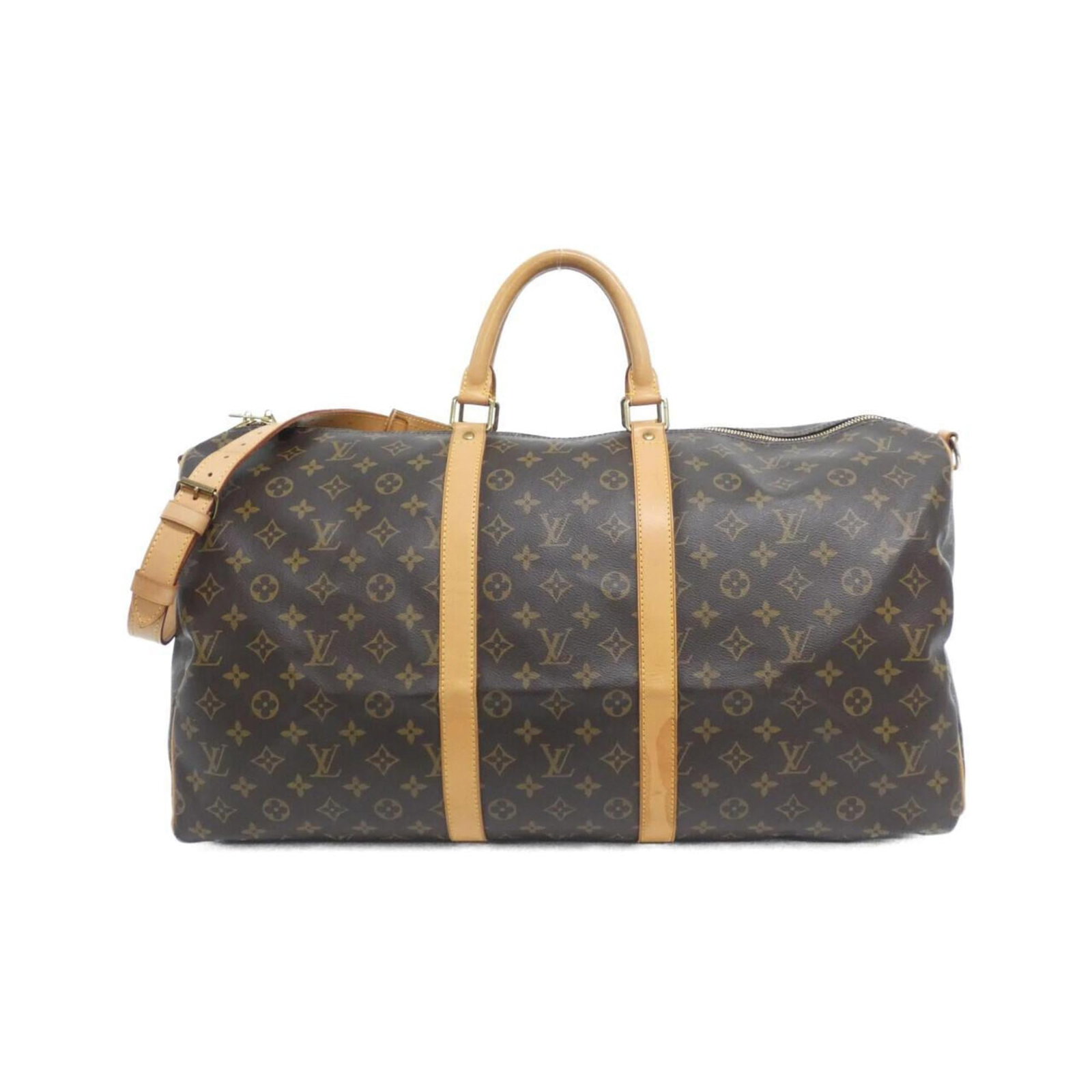 Louis Vuitton Boston Bag Coated Canvas: Louis Vuitton Boston Bag Coated Canvas The Louis Vuitton Boston Bag Coated Canvas boasts its classic design with a touch of worn elegance. With its gold hardware and marron color, this bag exudes time