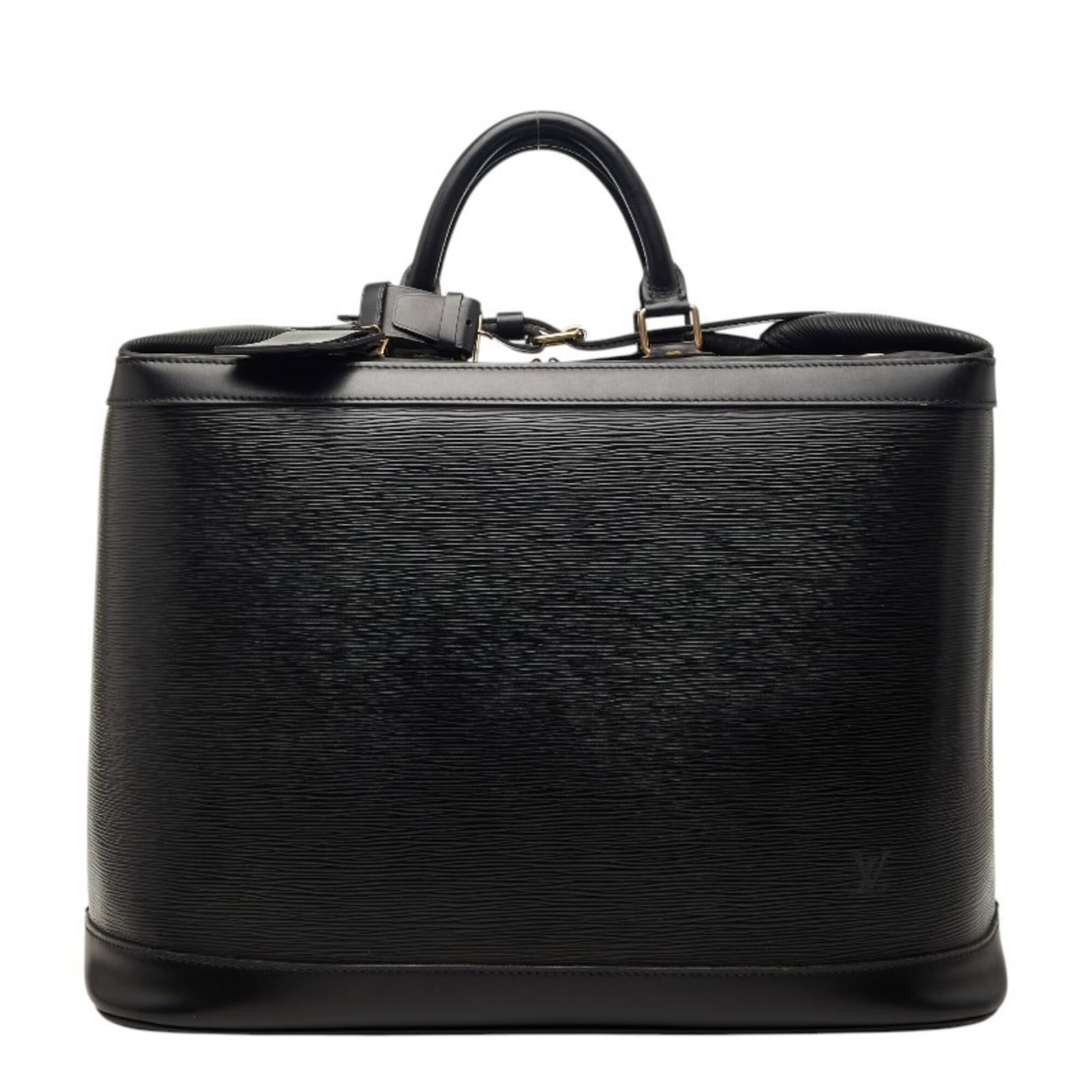 Louis Vuitton Boston Bag Leather: Louis Vuitton Boston Bag Leather The Louis Vuitton Boston Bag Leather is a classic design with a timeless black leather finish. Measuring 33cm x 45cm x 26cm, this bag features a durable construction