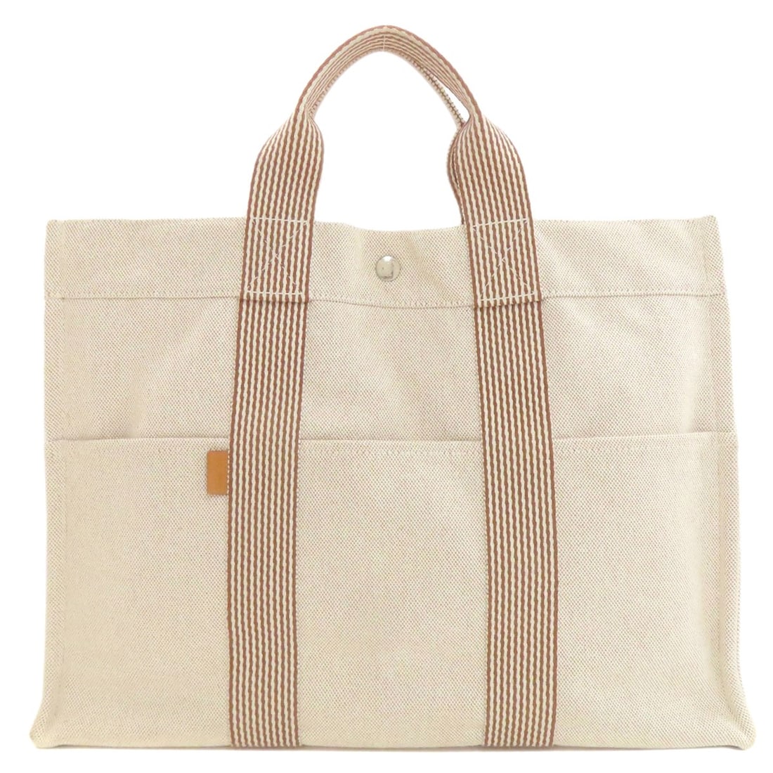 Fool Toe Handbag Canvas Hermes (1 of 20)