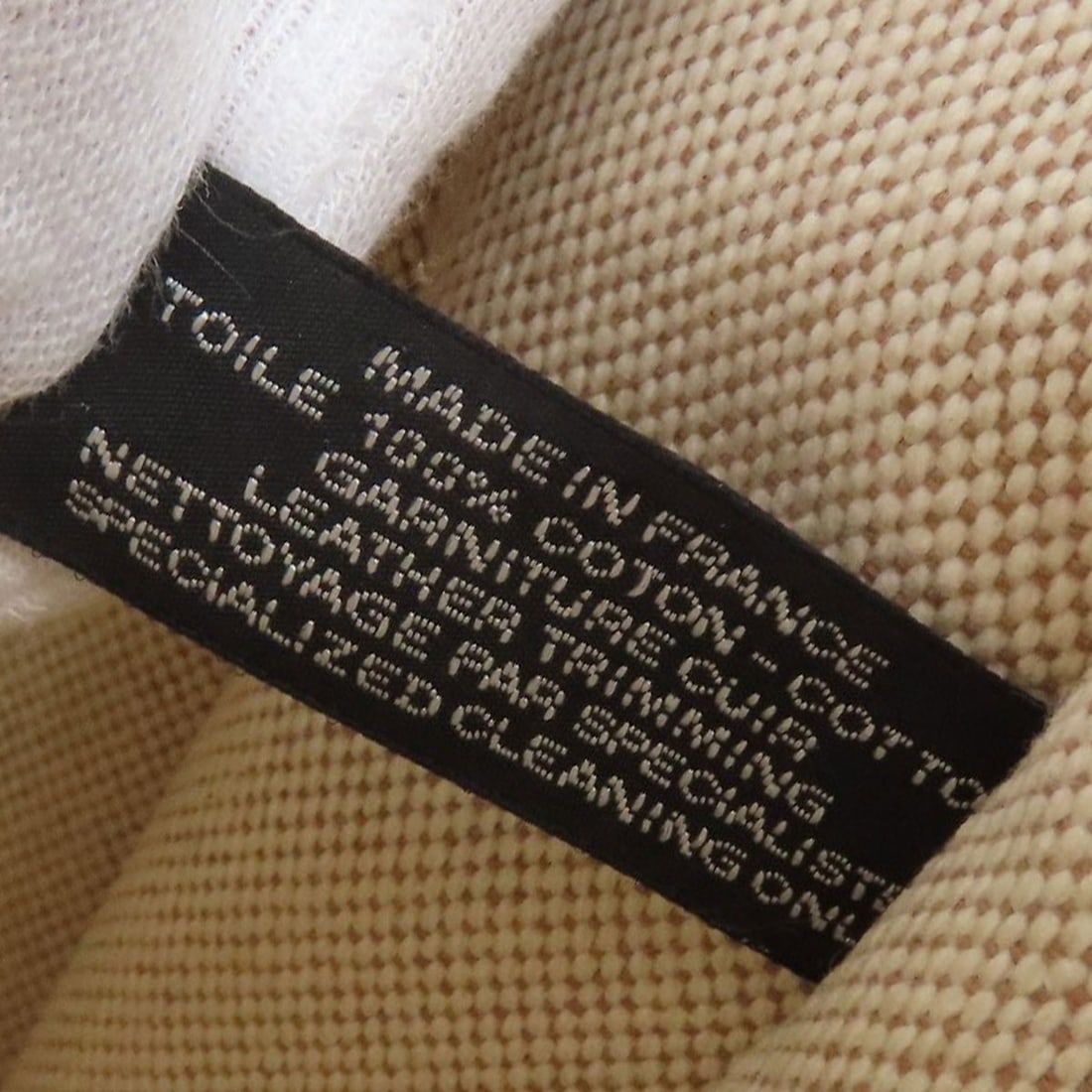 Fool Toe Handbag Canvas Hermes - 7