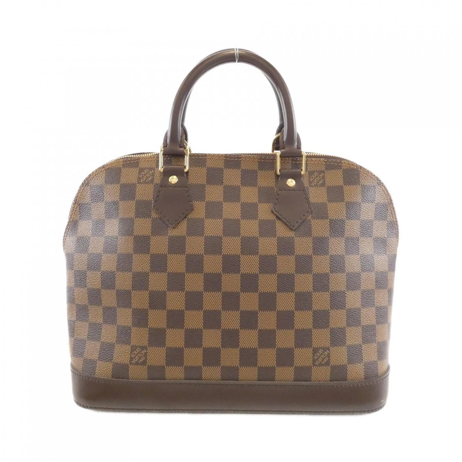 Louis Vuitton Handbag Coated Canvas: Louis Vuitton Handbag Coated Canvas The Louis Vuitton Handbag Coated Canvas boasts a classic design with a durable coated canvas material and gold hardware, adding a touch of luxury to any outfit. Mea