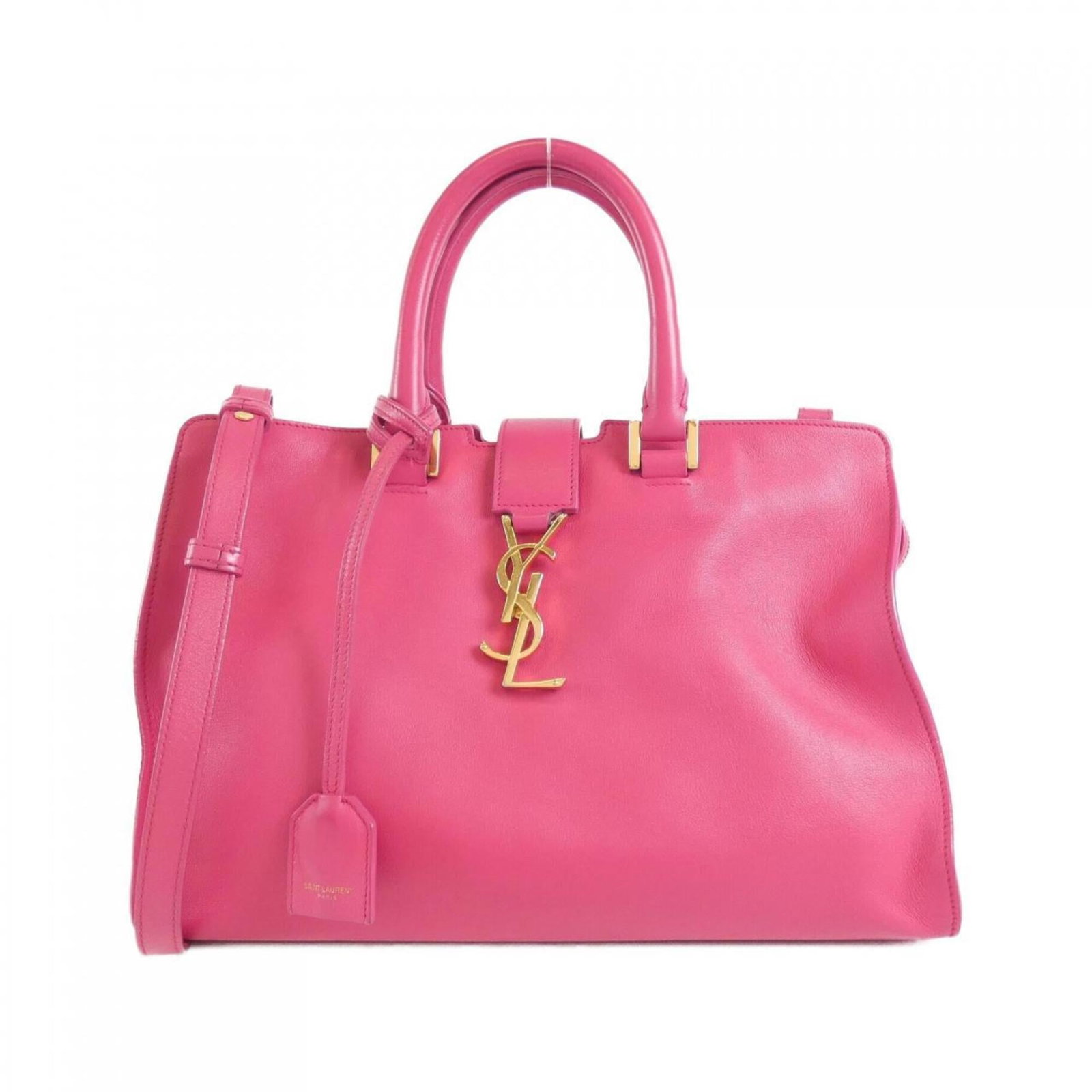 Saint Laurent Handbag Leather: Saint Laurent Handbag Leather Authentic Saint Laurent Handbag in Excellent Condition. This beautiful leather handbag boasts classic design and premium craftsmanship, with its gold hardware adding a to