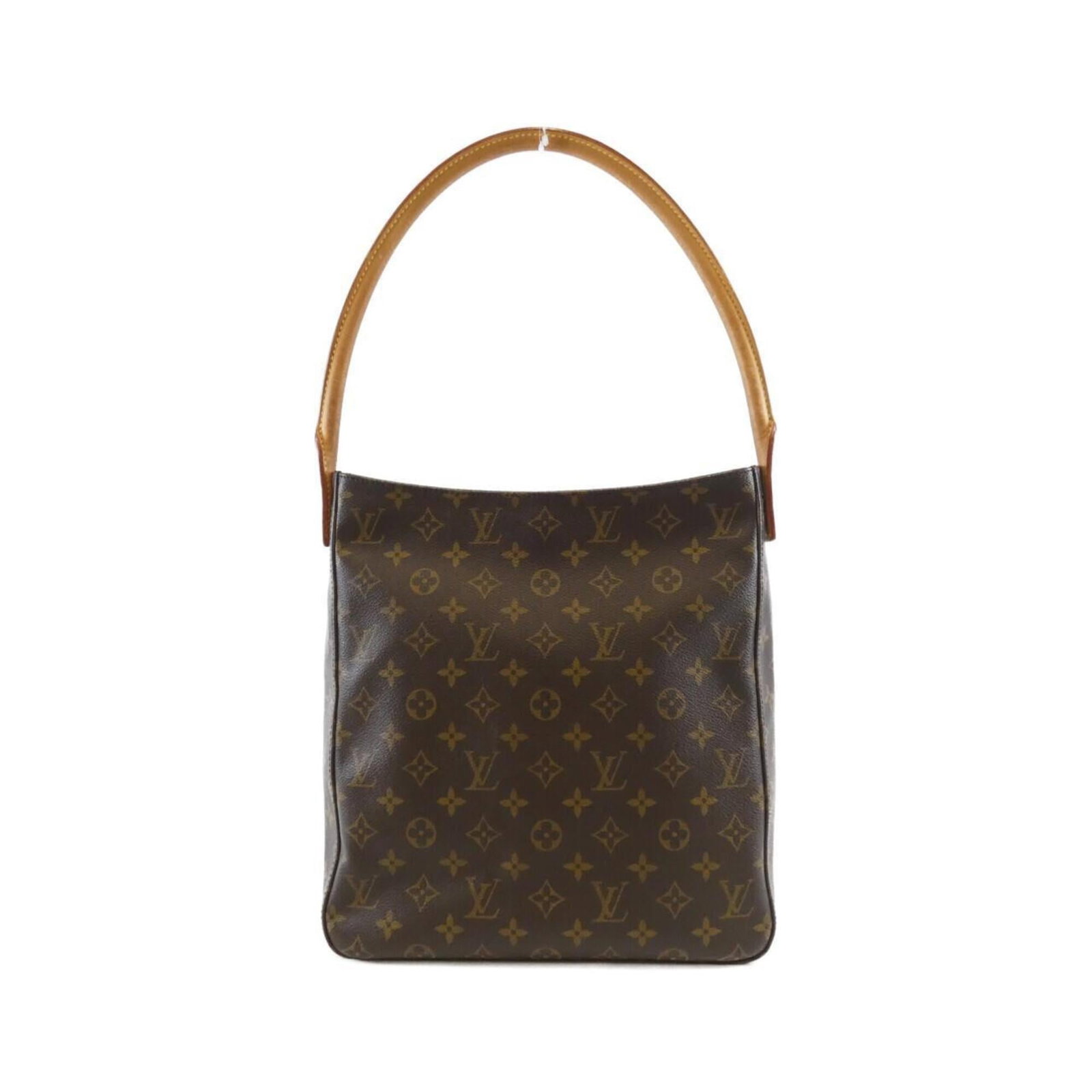 Louis Vuitton Shoulder Bag Coated Canvas: Louis Vuitton Shoulder Bag Coated Canvas The Louis Vuitton Shoulder Bag Coated Canvas boasts its iconic design with a timeless touch of elegance. With its gold hardware and marron color, this