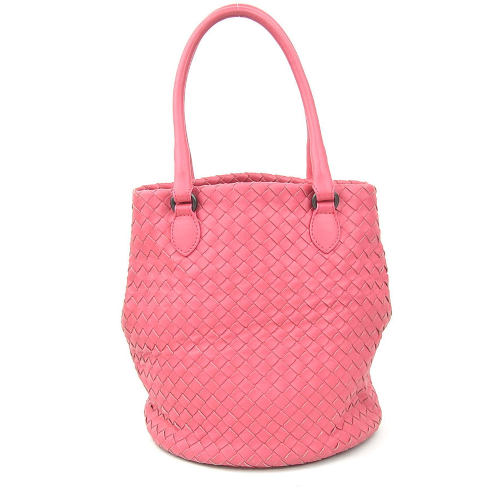 Bottega Veneta Handbag Intrecciato: Bottega Veneta Handbag Intrecciato Introducing a stunning Bottega Veneta Handbag in Intrecciato, featuring a beautiful pink color. This iconic design boasts the signature Intrecciato woven pattern,