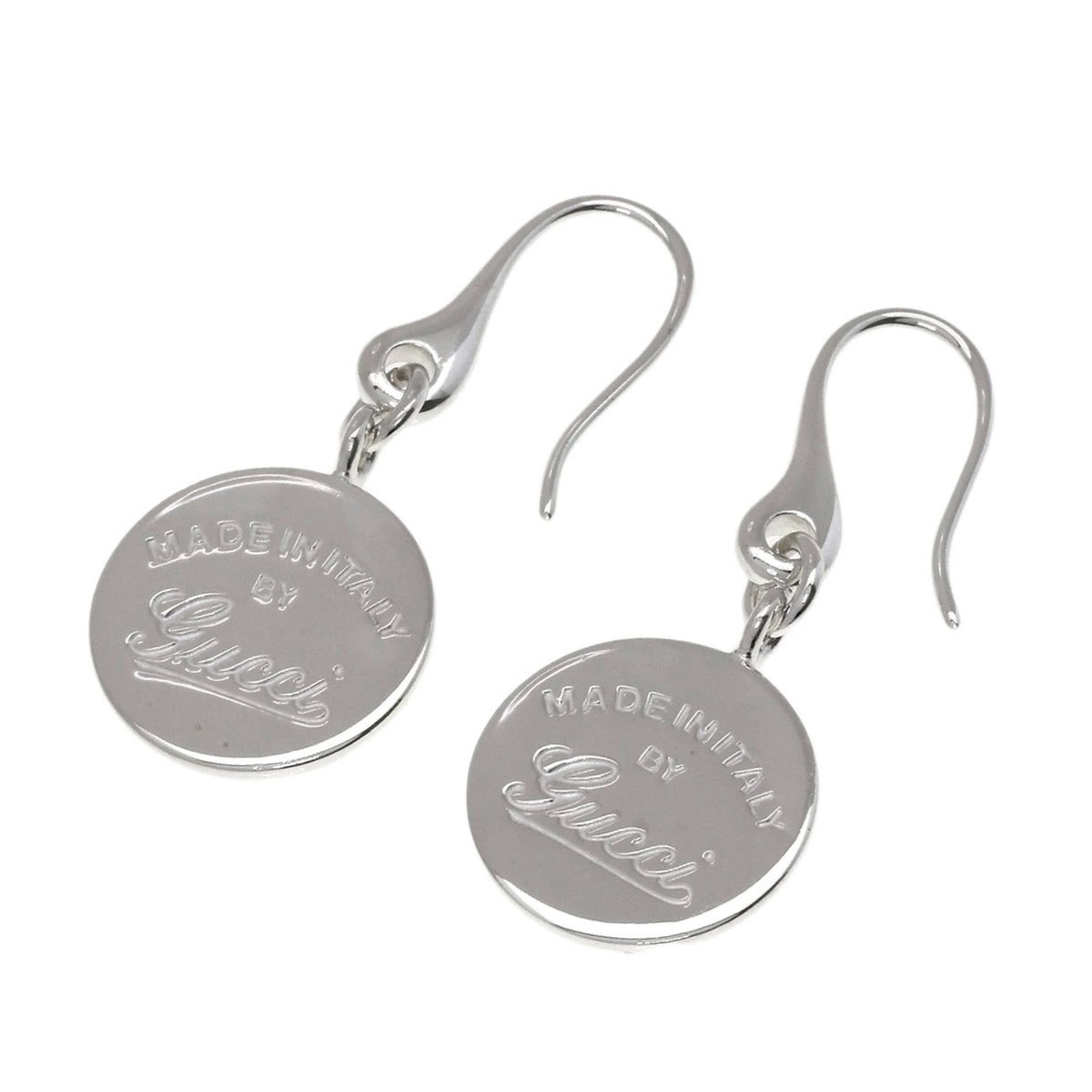 Gucci Circle Logo Hook Earrings Silver Women'S Gucci (1 of 6)
