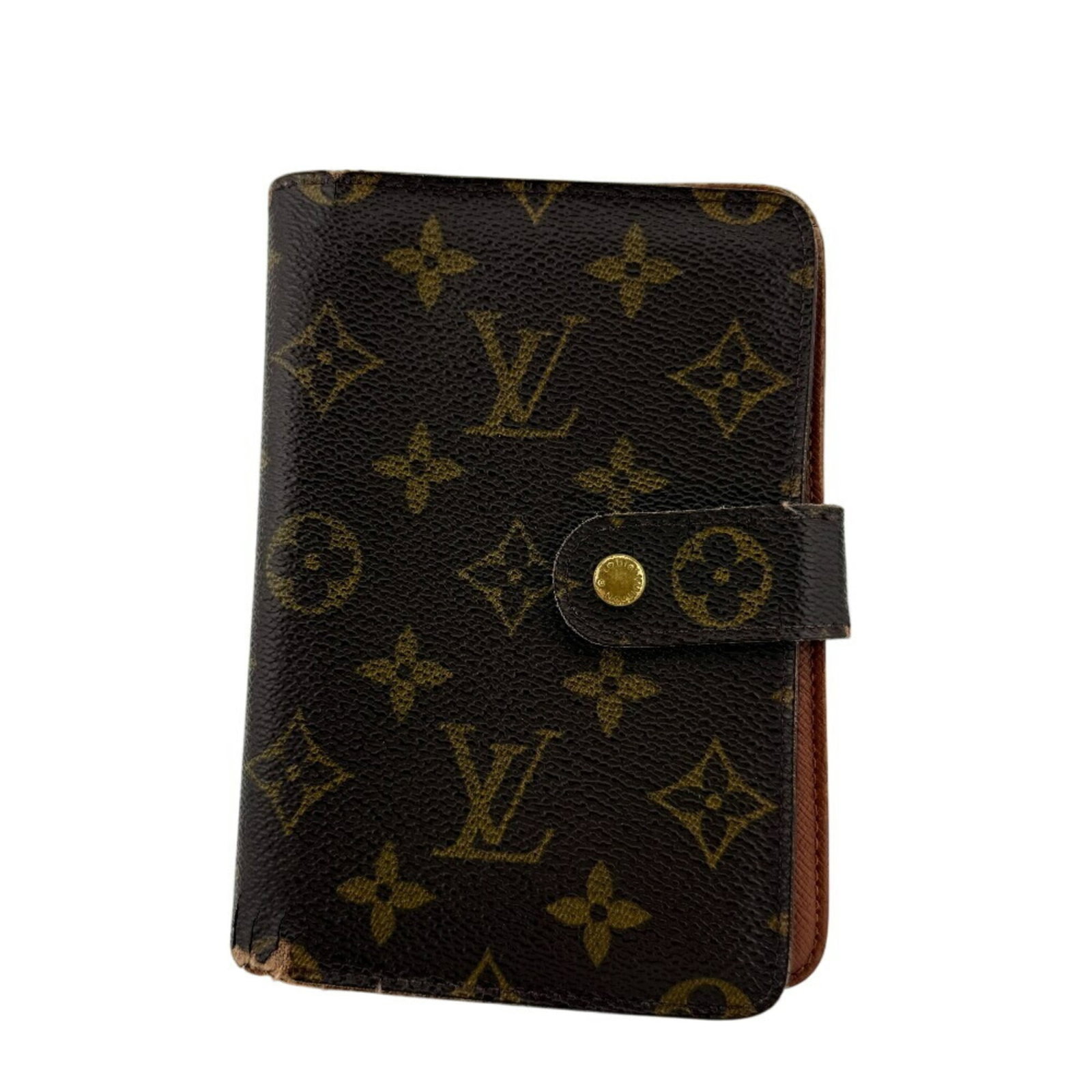 Louis Vuitton Wallet (Bi-Fold) Monogram Leather: Louis Vuitton Wallet (Bi-Fold) Monogram Leather This Louis Vuitton bi-fold wallet features iconic monogram leather in brown, with a classic design that exudes timeless elegance. With its durable const