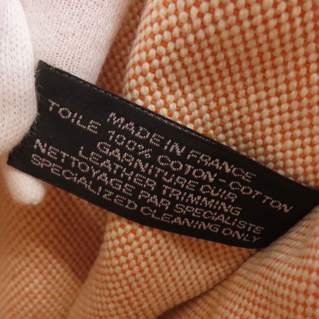 Fool Toe Handbag Canvas Hermes - 7