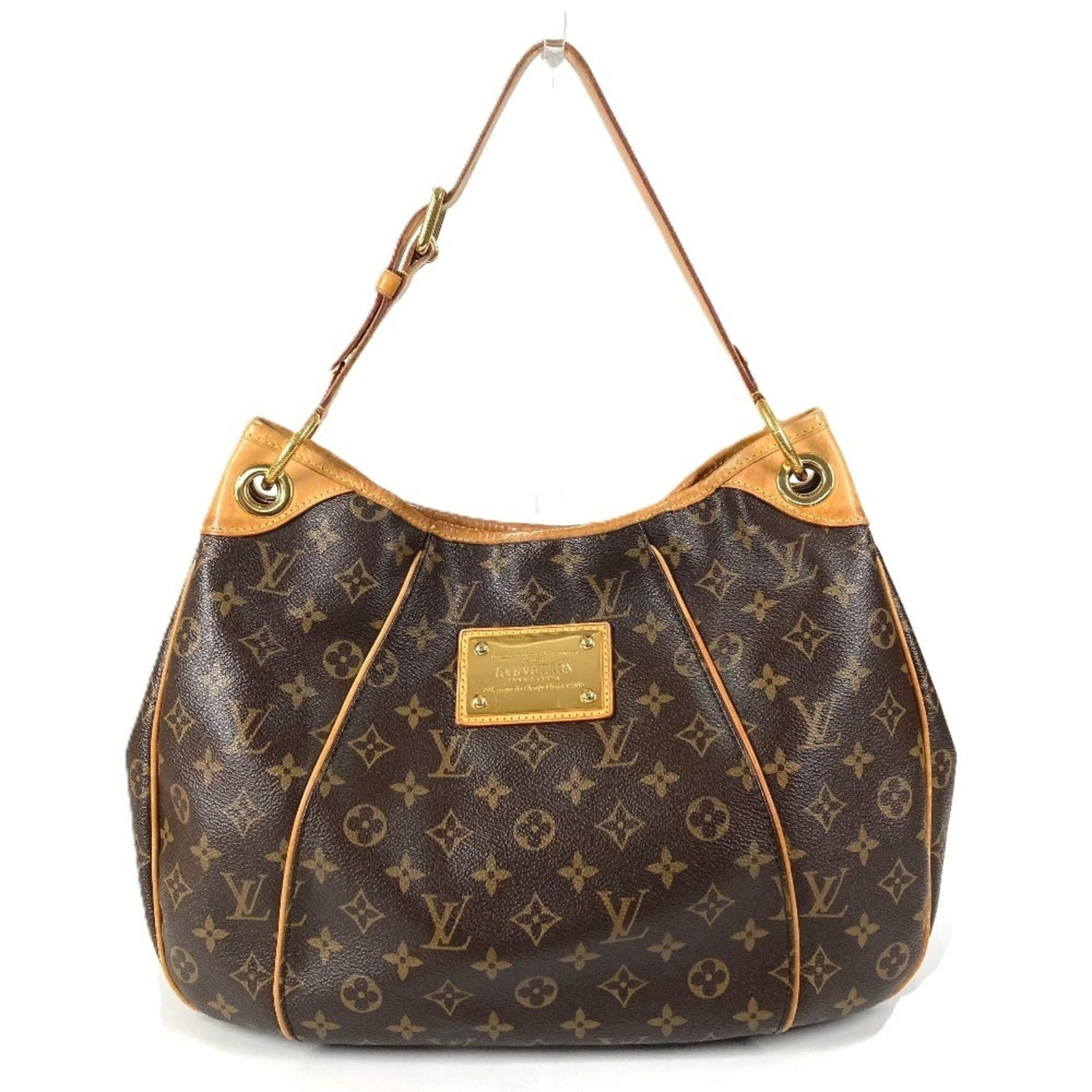 Louis Vuitton Handbag Shoulder Bag Monogram: Louis Vuitton Handbag Shoulder Bag Monogram The Louis Vuitton Handbag Shoulder Bag Monogram boasts its iconic monogram pattern in rich brown tones. Measuring 28.5cm x 32cm x 11.5cm, this shoulder bag 