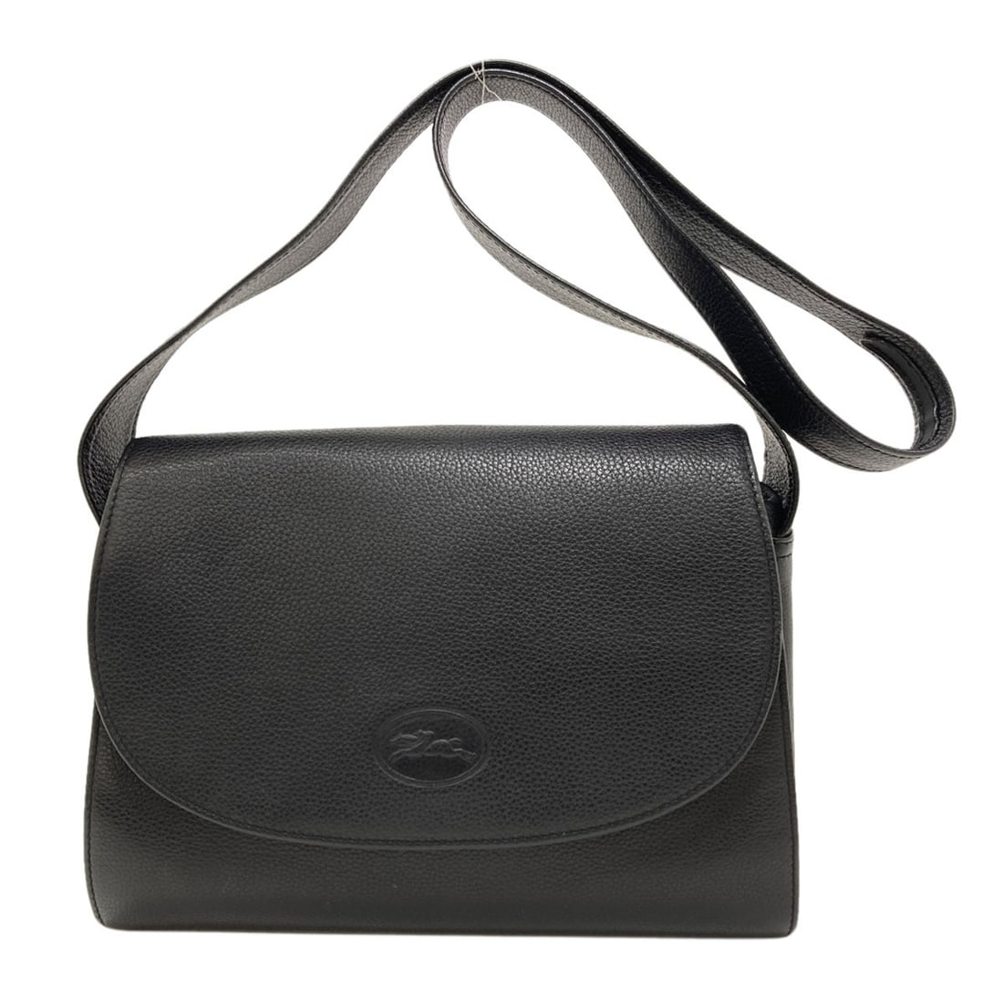 Shoulder Bag Made Leather: Shoulder Bag Made Leather The Longchamp Shoulder Bag Made Leather features black leather exterior and is made of high-quality materials. Its classic design makes it a timeless accessory for daily use.