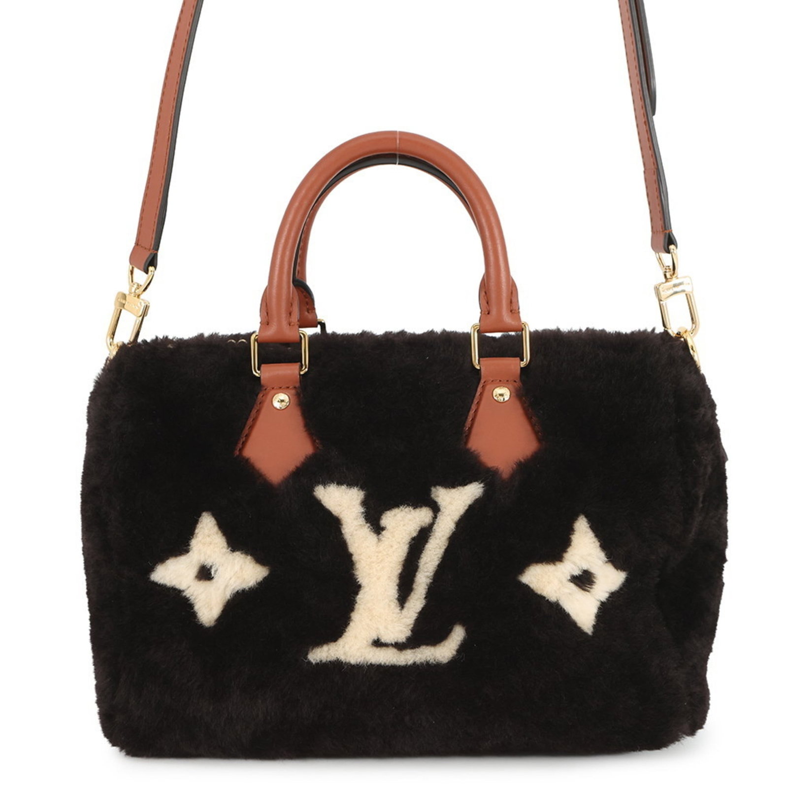 Louis Vuitton Handbag: Louis Vuitton Handbag The Louis Vuitton handbag boasts a sleek Noir and White color combination, adorned with a sturdy zipper closure. Featuring an inner zipper pocket and adjustable strap length of