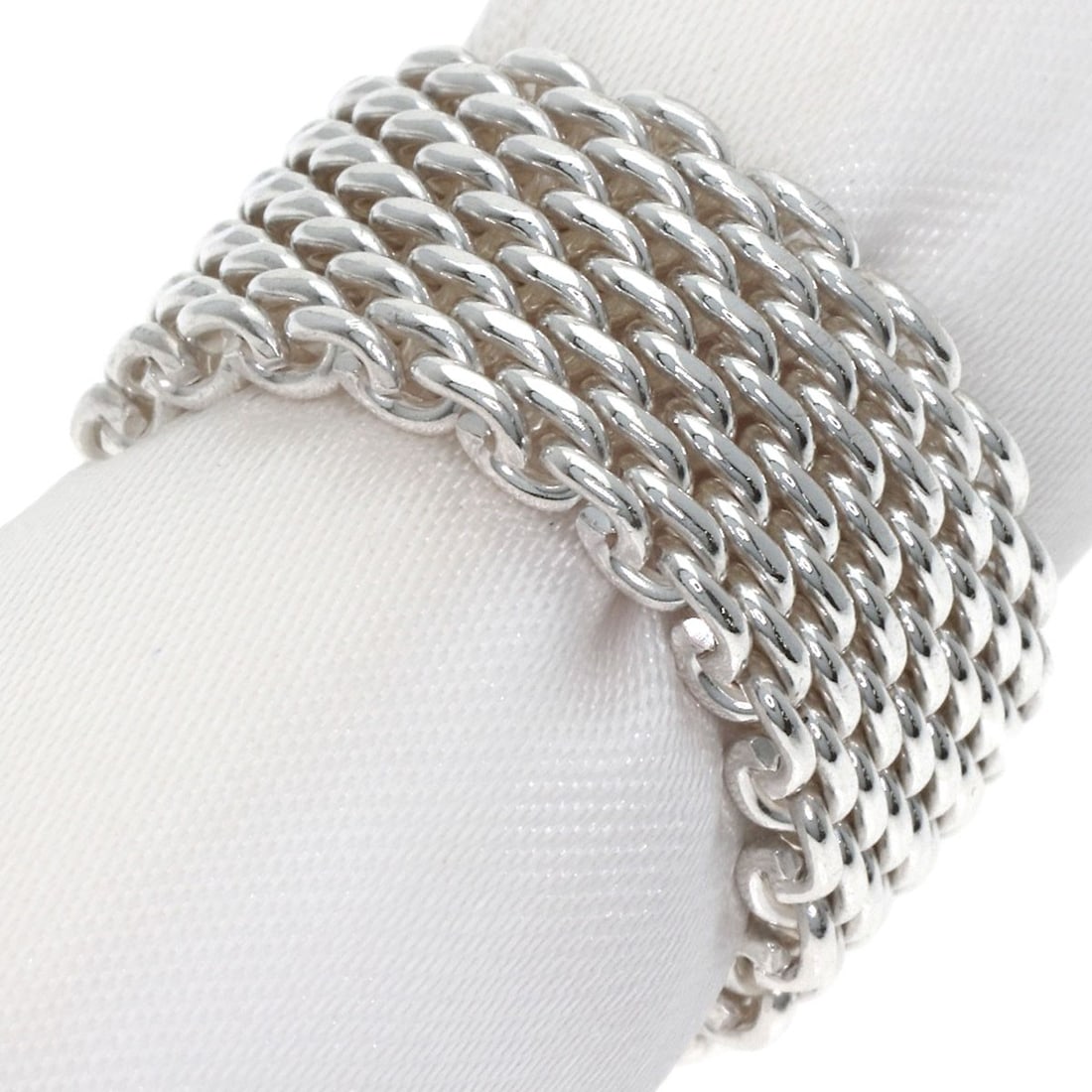 Somerset Mesh Ring by Tiffany Co. (1 of 5)