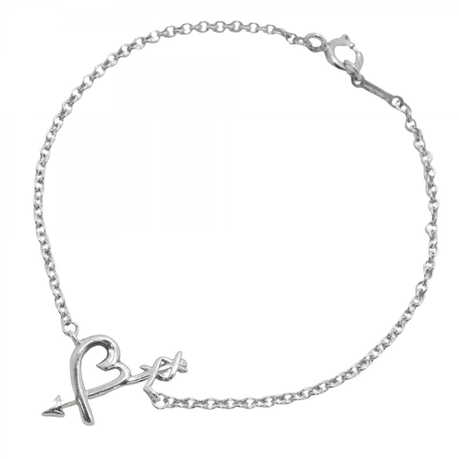 Tiffany Charm Bracelet Silver 925: Tiffany Charm Bracelet Silver 925 The Tiffany Charm Bracelet Silver 925 boasts a sleek design with subtle scratches and signs of usage. Made from high-quality silver 925 material, this charm bracelet 