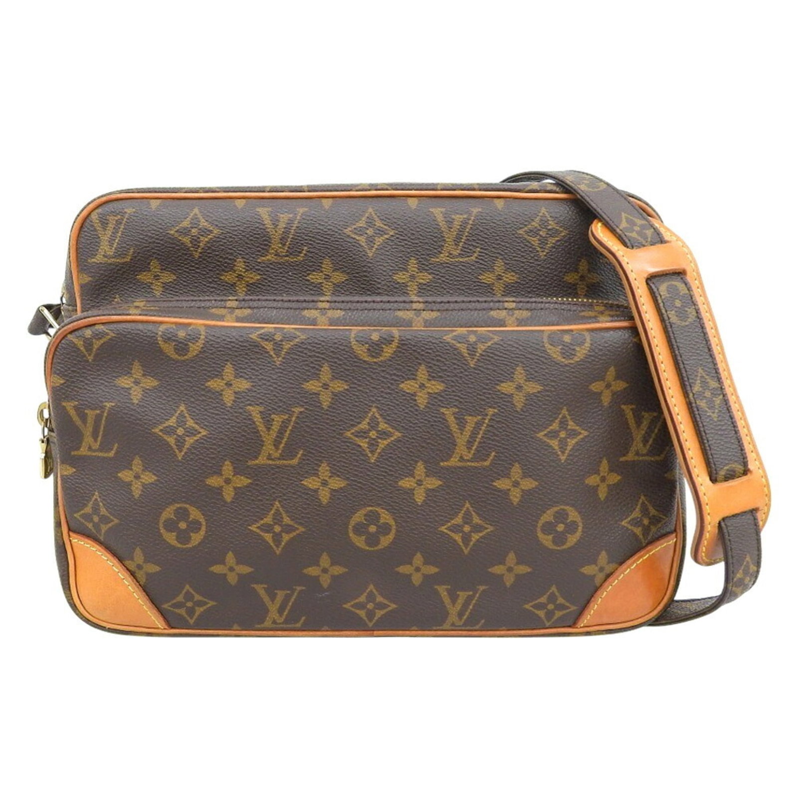 Louis Vuitton Shoulder Bag Monogram Leather: Louis Vuitton Shoulder Bag Monogram Leather Monogram Leather Louis Vuitton Shoulder Bag - A timeless and iconic accessory featuring the brand's distinctive monogram pattern. This pre-owned shoulder ba