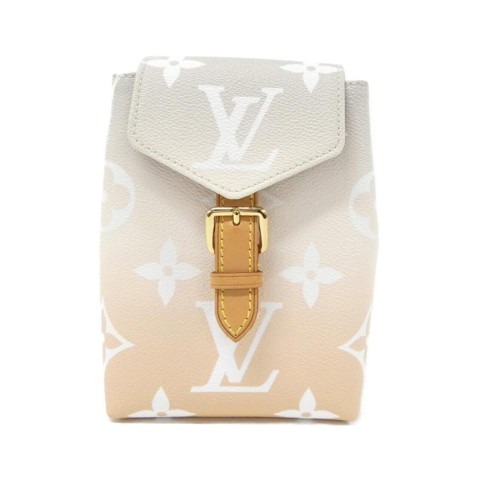 Louis Vuitton Backpack Coated Canvas: Louis Vuitton Backpack Coated Canvas Gray Louis Vuitton Backpack Coated Canvas. This used backpack features coated canvas material and has some traces of usage with minor scratches and dirt. It measur