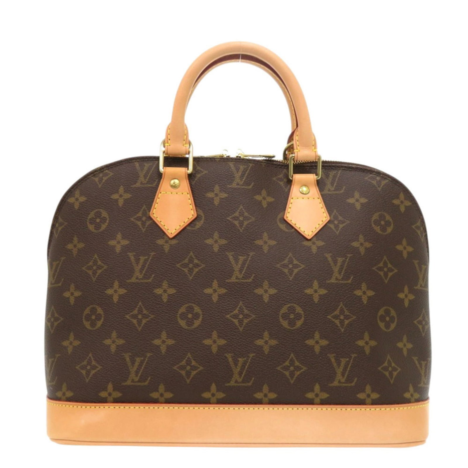 Louis Vuitton Handbag Monogram: Louis Vuitton Handbag Monogram Used Louis Vuitton Monogram Handbag in Brown with Gold Hardware. This classic handbag features the iconic monogram pattern and gold-tone hardware, showcasing its timeles