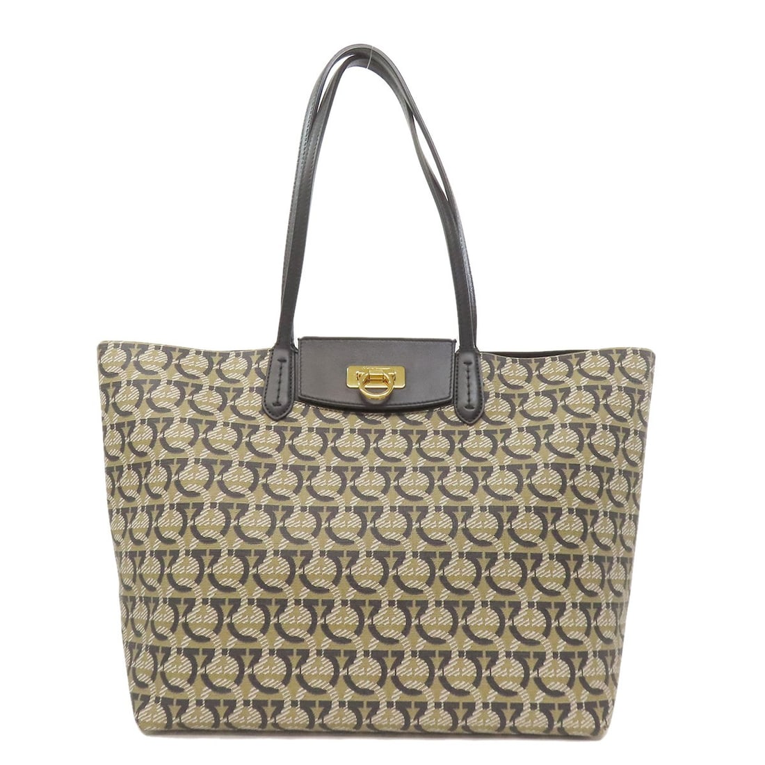 Gancini Tote Bag Salvatore Ferragamo Pvc Hardware (1 of 18)