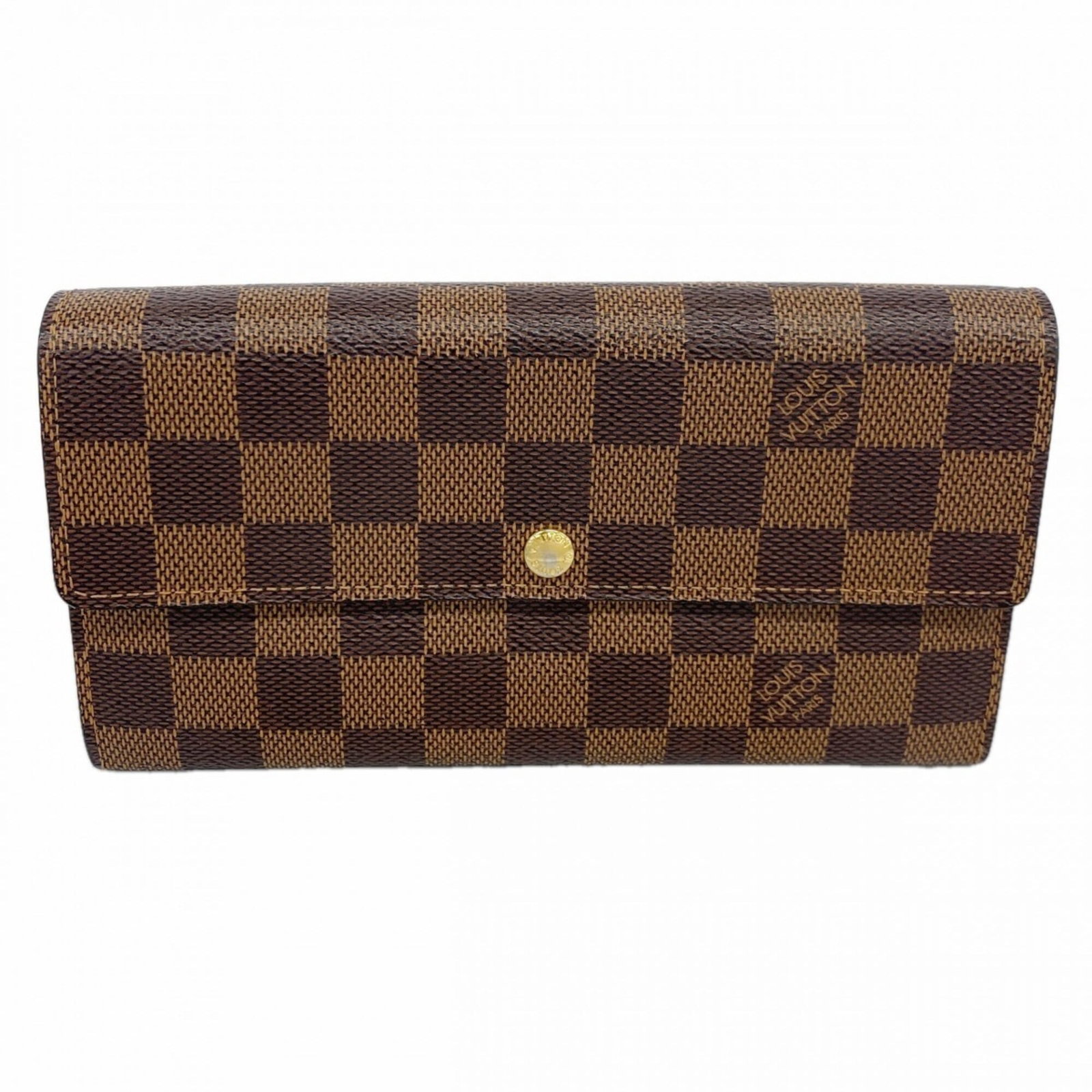 Louis Vuitton Long Wallet (Bi-Fold): Louis Vuitton Long Wallet (Bi-Fold) The Louis Vuitton Long Wallet (Bi-Fold) features a classic design with a rich history. With its Ebene color and durable construction, this bi-fold wallet showcases 