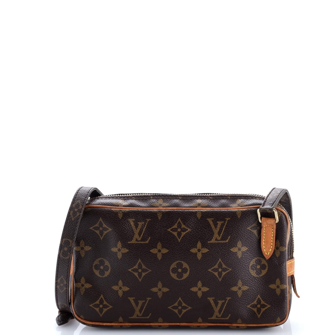 Canvas Pochette Bag Monogram Bandouliere Louis Vuitton: Canvas Pochette Bag Monogram Bandouliere Louis Vuitton Canvas Pochette Bag Monogram Bandouliere Louis Vuitton features a classic cross-body design with heavy edge wear and scuffs. The brown canvas ext