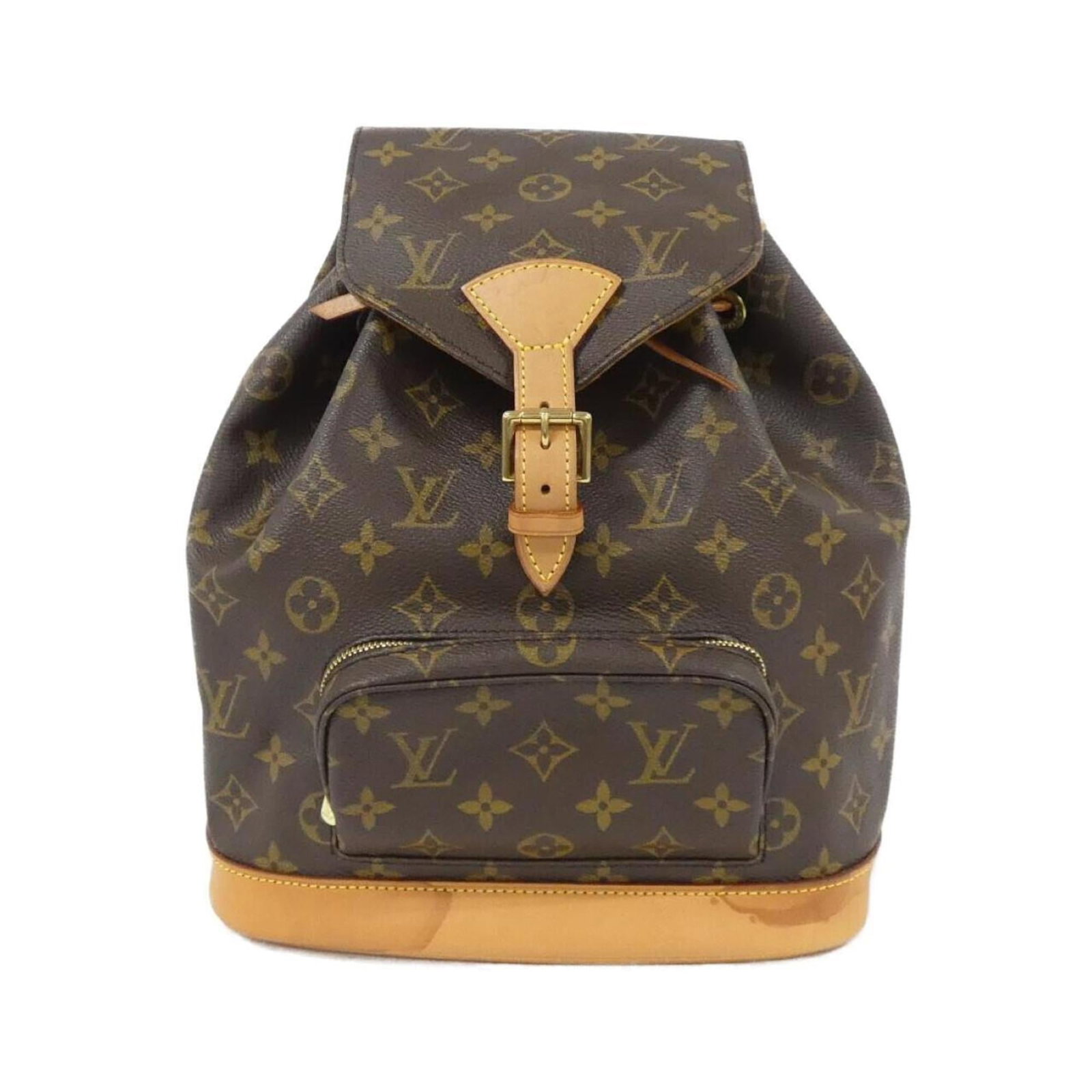 Louis Vuitton Backpack Coated Canvas: Louis Vuitton Backpack Coated Canvas The Louis Vuitton Backpack Coated Canvas boasts a classic design with gold hardware and a timeless maroon hue. This pre-owned backpack features a coated canvas mat