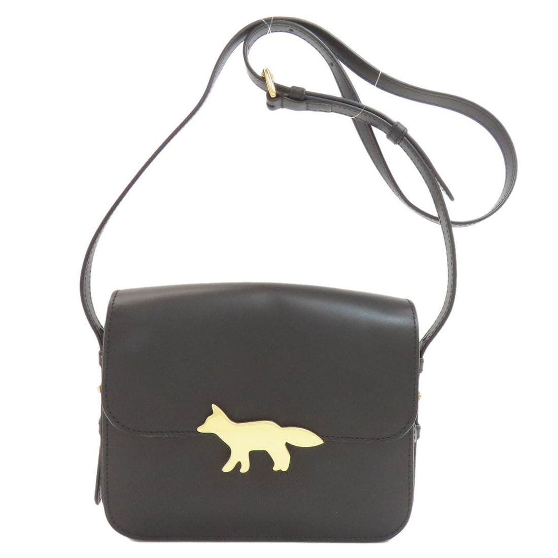 Fox Shoulder Bag Pvc Maison Select: Fox Shoulder Bag Pvc Maison Select The Fox Shoulder Bag in black PVC features a sleek and modern design. Made from high-quality PVC exterior material, this shoulder bag boasts a durable and water-resi