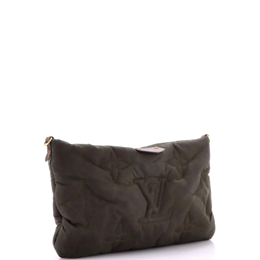 Monogram Quilted Luxe Nylon Pouch - 3