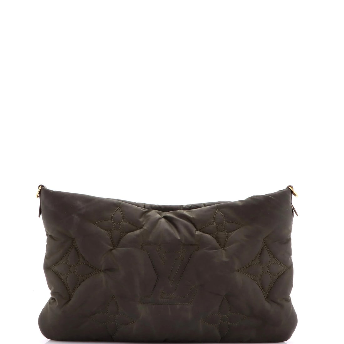 Monogram Quilted Luxe Nylon Pouch - 4