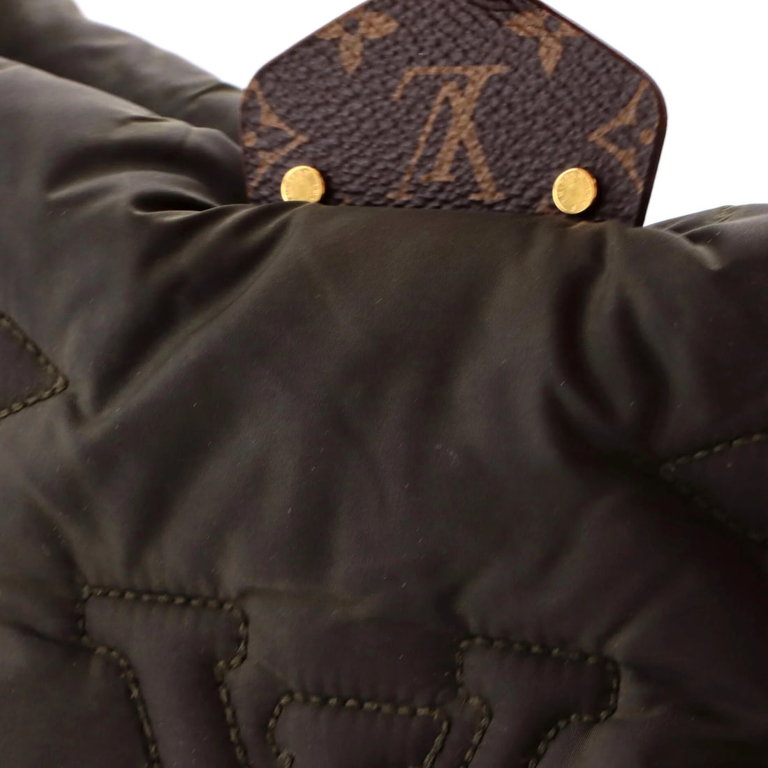 Monogram Quilted Luxe Nylon Pouch - 7