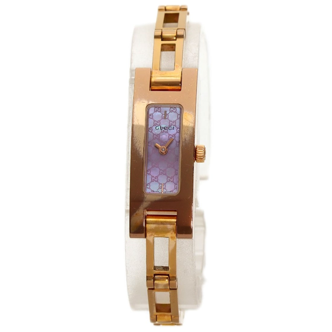 Strict Watch Rules: Strict Watch Rules The GUCCI Style Strict Watch Rules feature a sleek gold exterior with an analog display and quartz movement. Measuring 6.10 inches in length, this wristwatch boasts a classic design