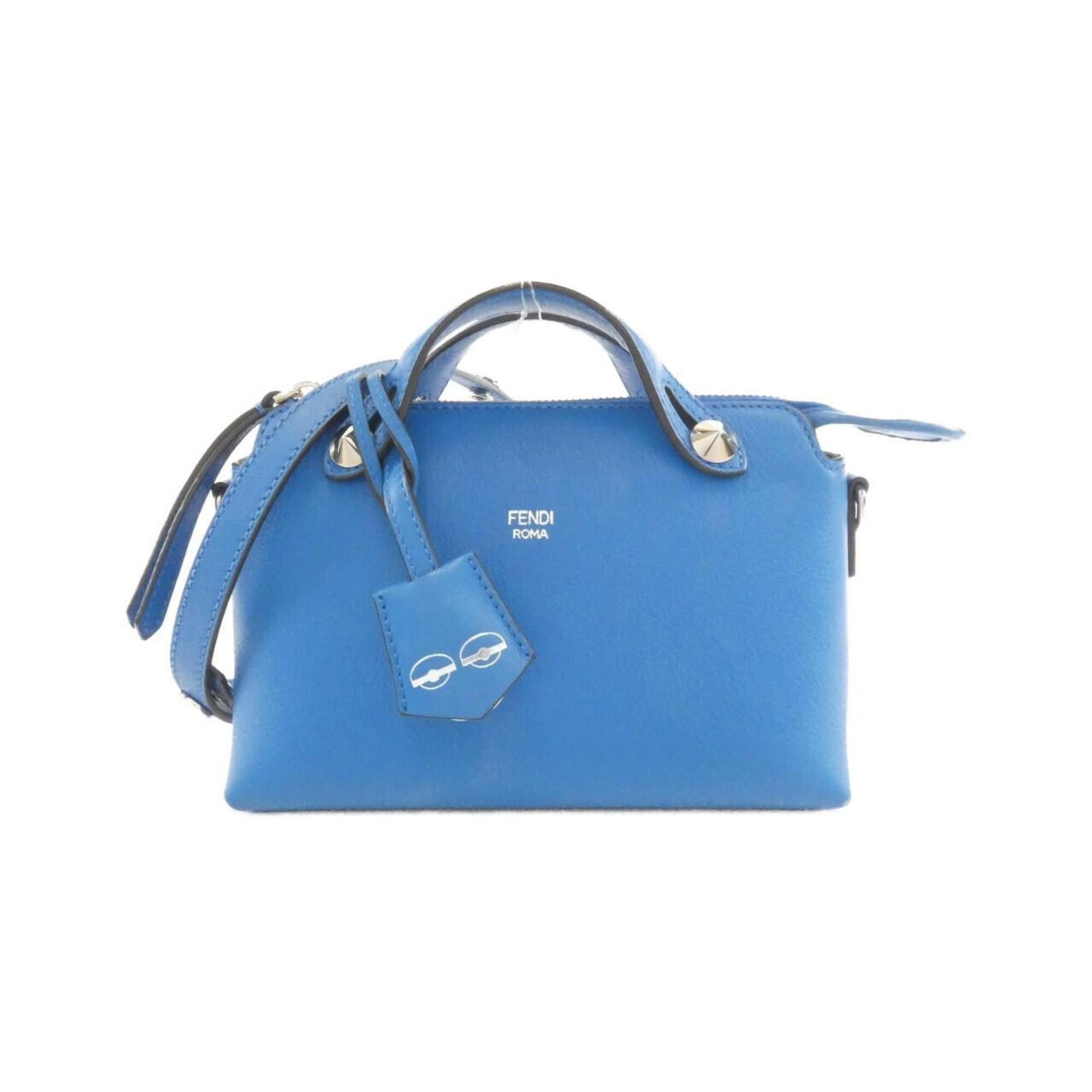 Fendi Handbag Leather: Fendi Handbag Leather Fendi Handbag Leather is a unique and stylish accessory. Made from high-quality calfskin leather, this blue handbag features a classic design with a rich, luxurious feel. With it