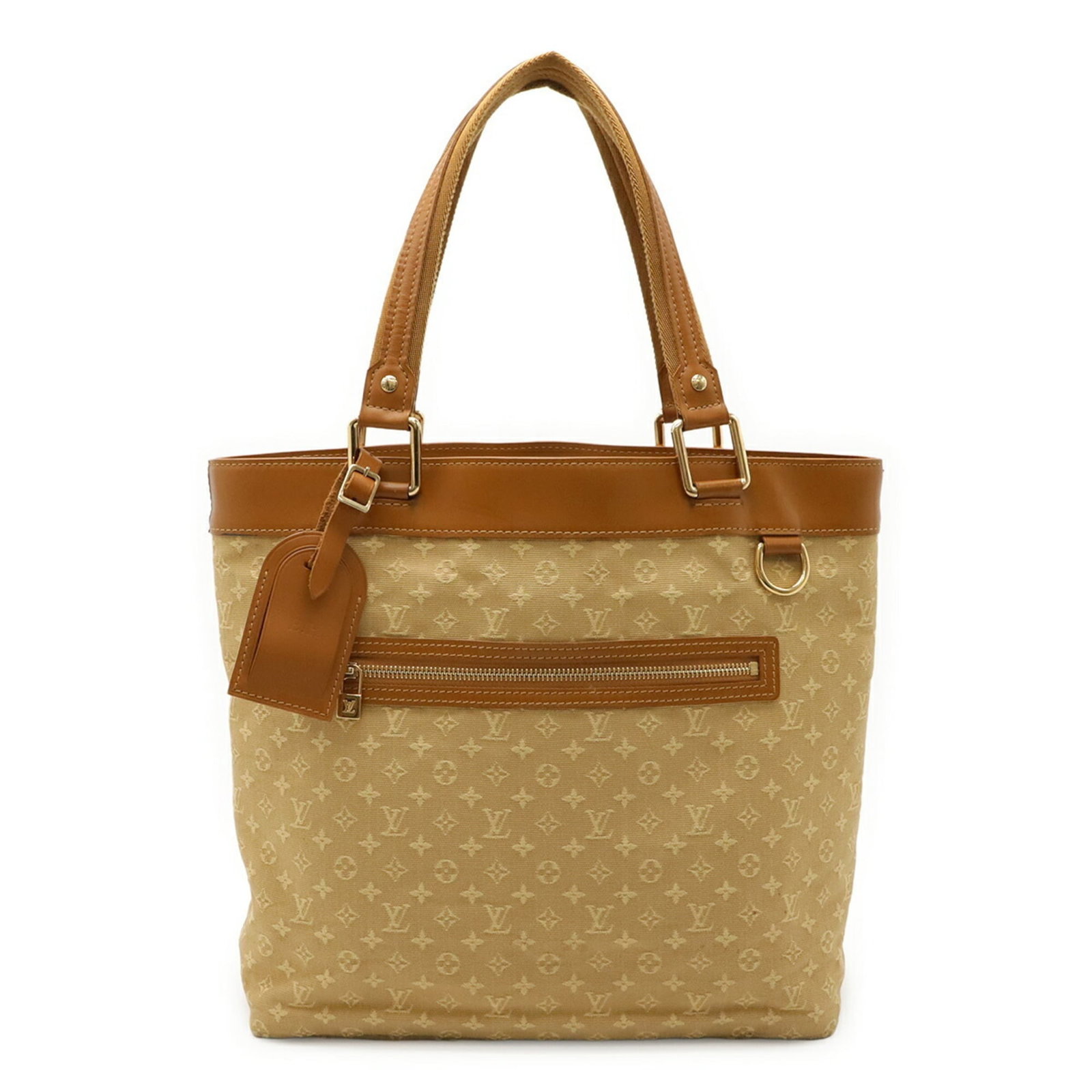 Louis Vuitton Shoulder Bag Tote Bag Canvas Leather: Louis Vuitton Shoulder Bag Tote Bag Canvas Leather Canvas and leather combine in this classic Louis Vuitton shoulder bag tote. Showcasing a timeless beige color, its durable design has withstood some 