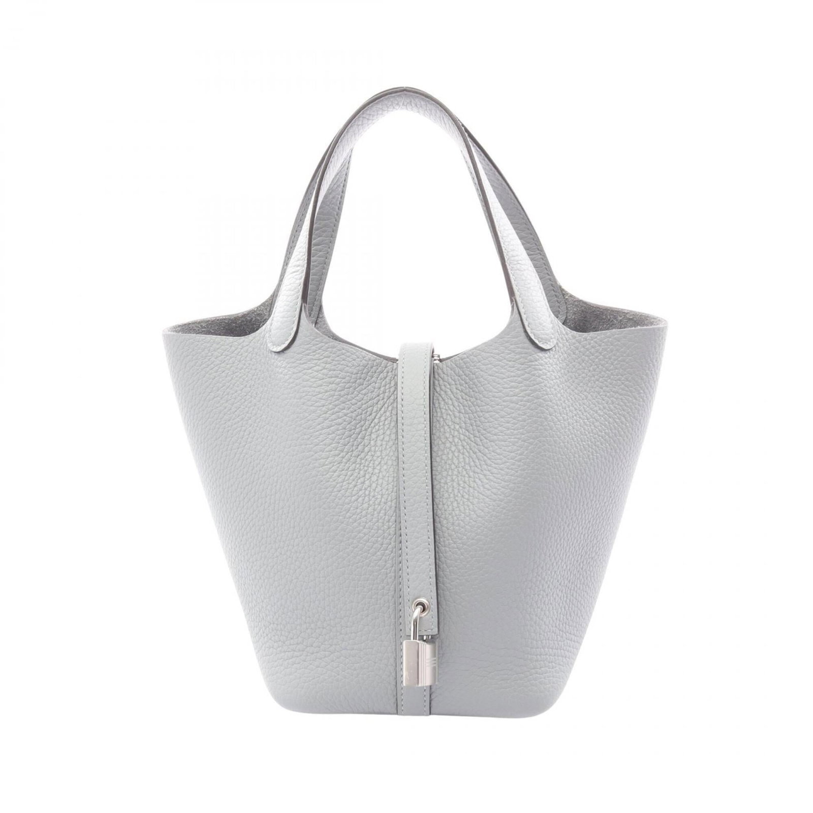 Hermes Handbag Taurillon Clemence Leather: Hermes Handbag Taurillon Clemence Leather Taurillon Clemence Leather from Herm?s offers a unique blend of style and sophistication. This blue handbag features Taurillon Clemence leather, known for its