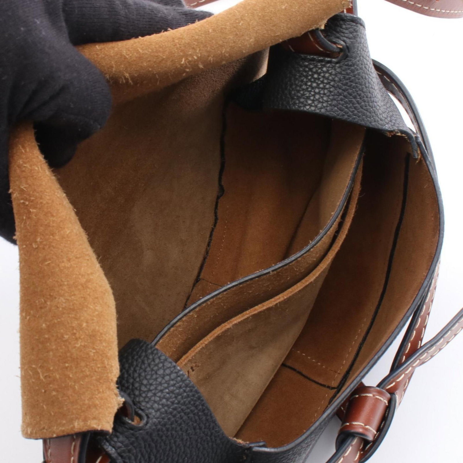 Loewe Shoulder Bag Leather - 3