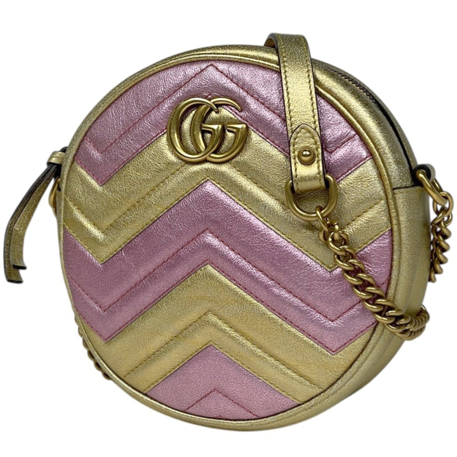 Gucci Shoulder Bag Leather: Gucci Shoulder Bag Leather Gucci Shoulder Bag Leather - A stylish and feminine accessory in pink leather. This used shoulder bag features a classic design with a 17cm x 6cm size and a handle drop of