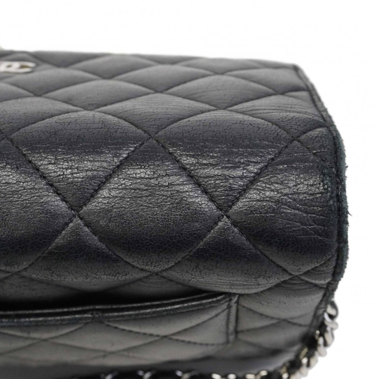 Chanel Chain/Shoulder Wallet Leather - 11